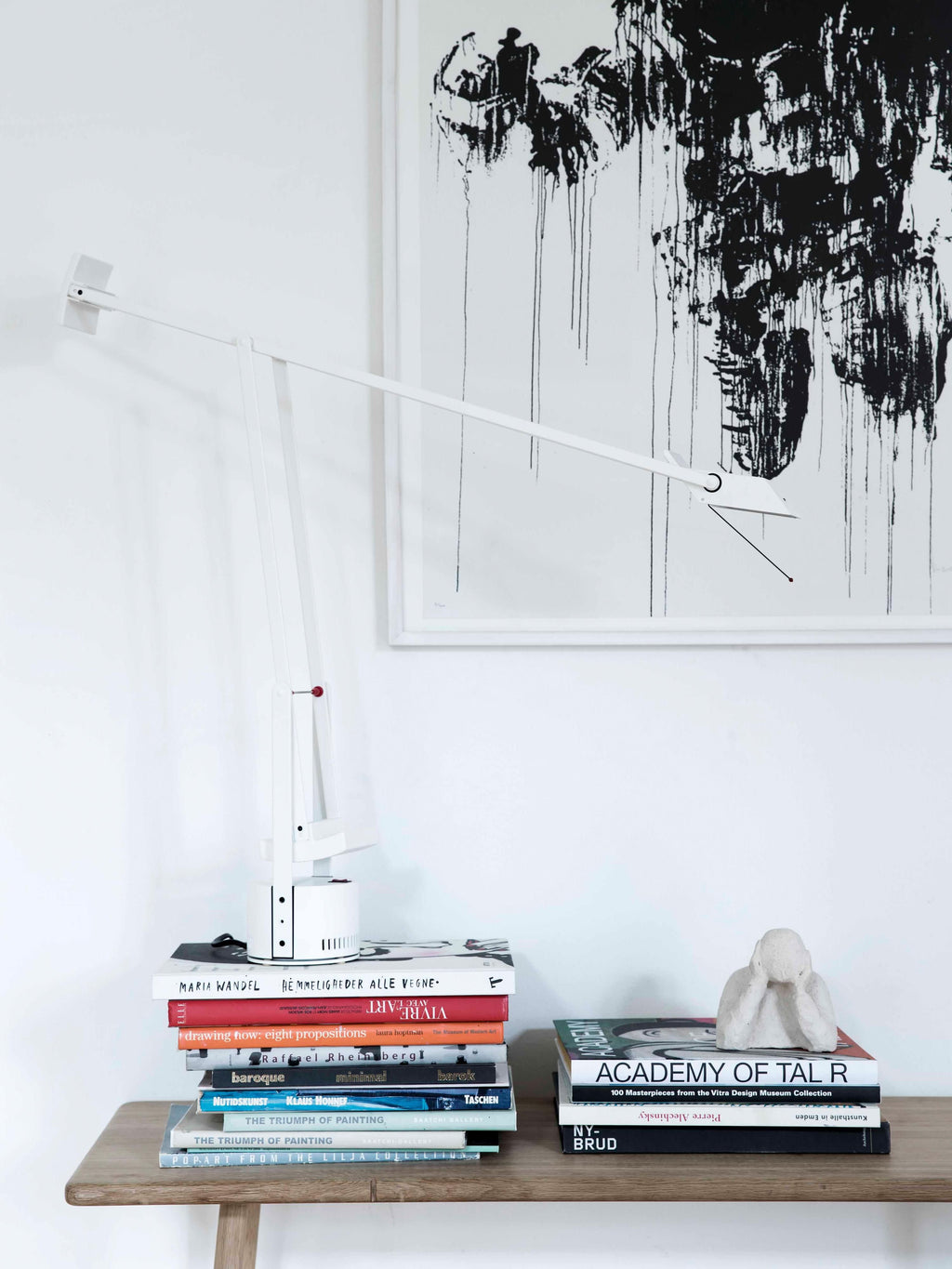 Grande lampe de bureau orientable Abbott - Blanc