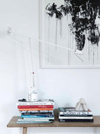Grande lampe de bureau orientable Abbott - Blanc