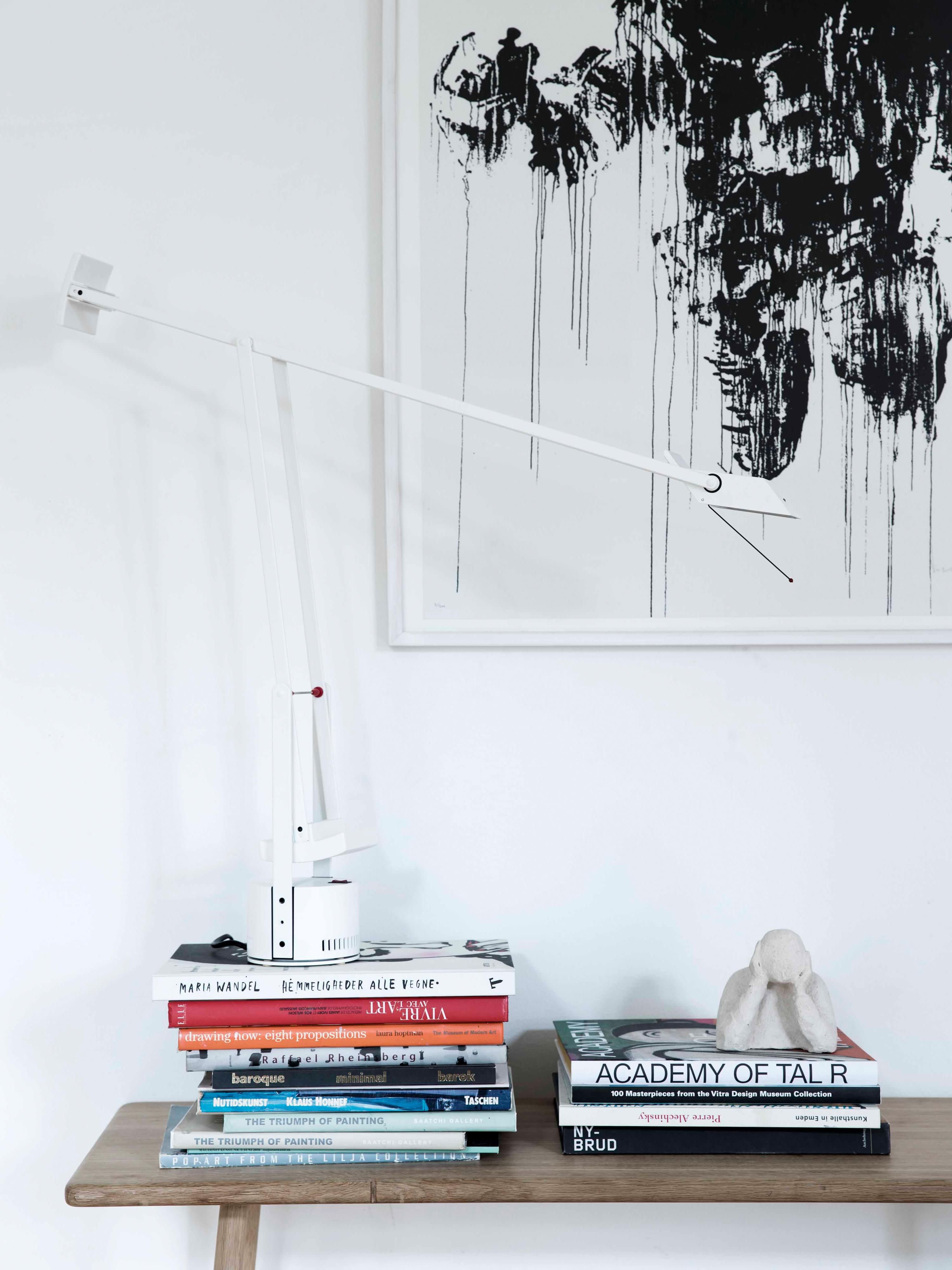 Grande lampe de bureau orientable Abbott - Blanc