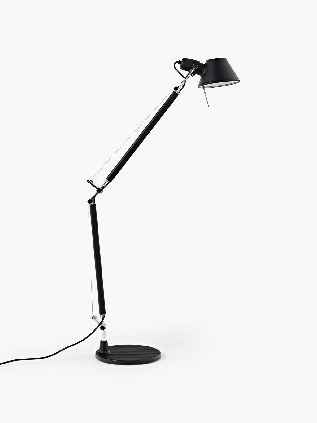 Grande lampe de bureau orientable Oskar - Noir