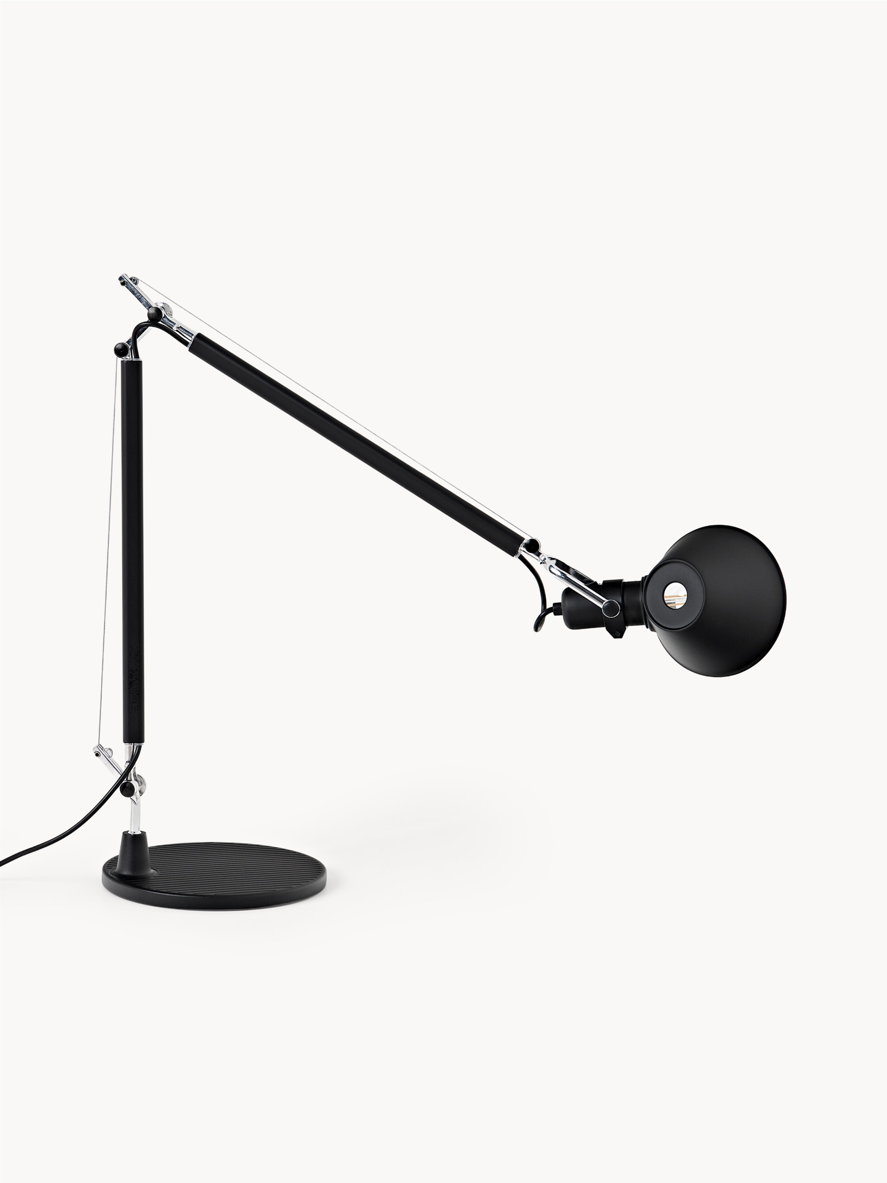Grande lampe de bureau orientable Oskar - Noir