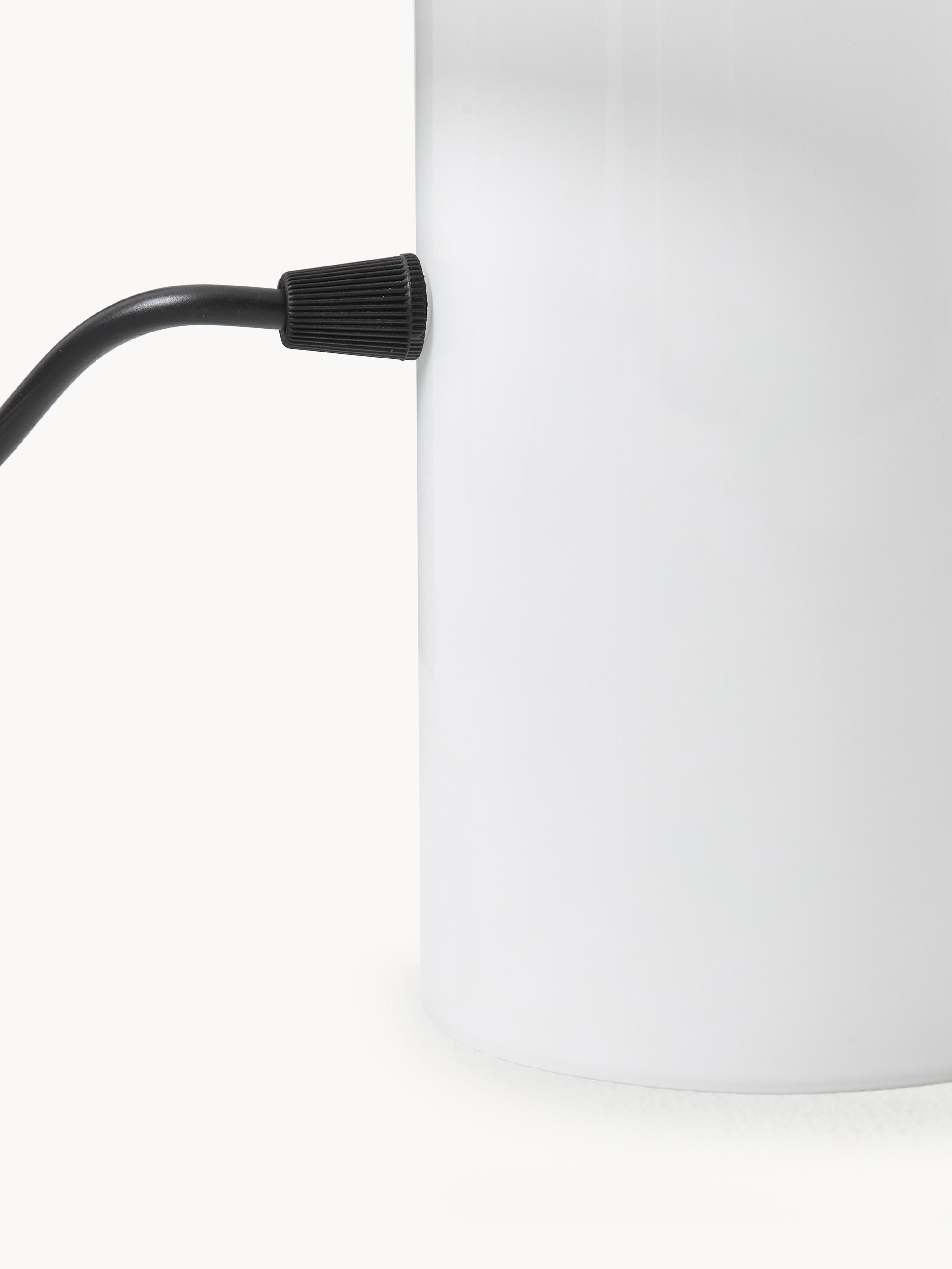 Petite lampe à poser soufflée bouche Tyko - Blanc