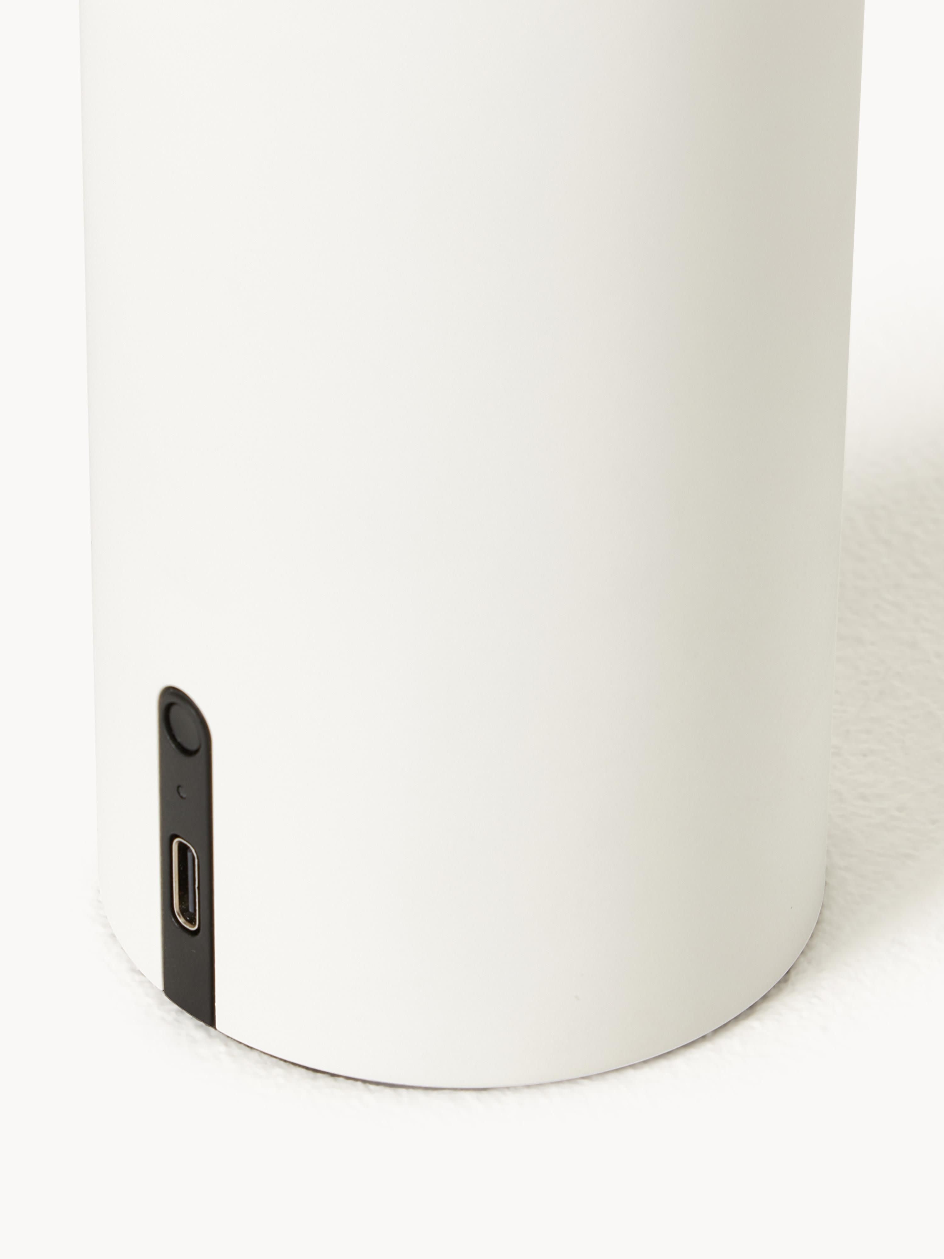 Petite lampe à poser LED mobile Jagger, intensité ajustable - Blanc