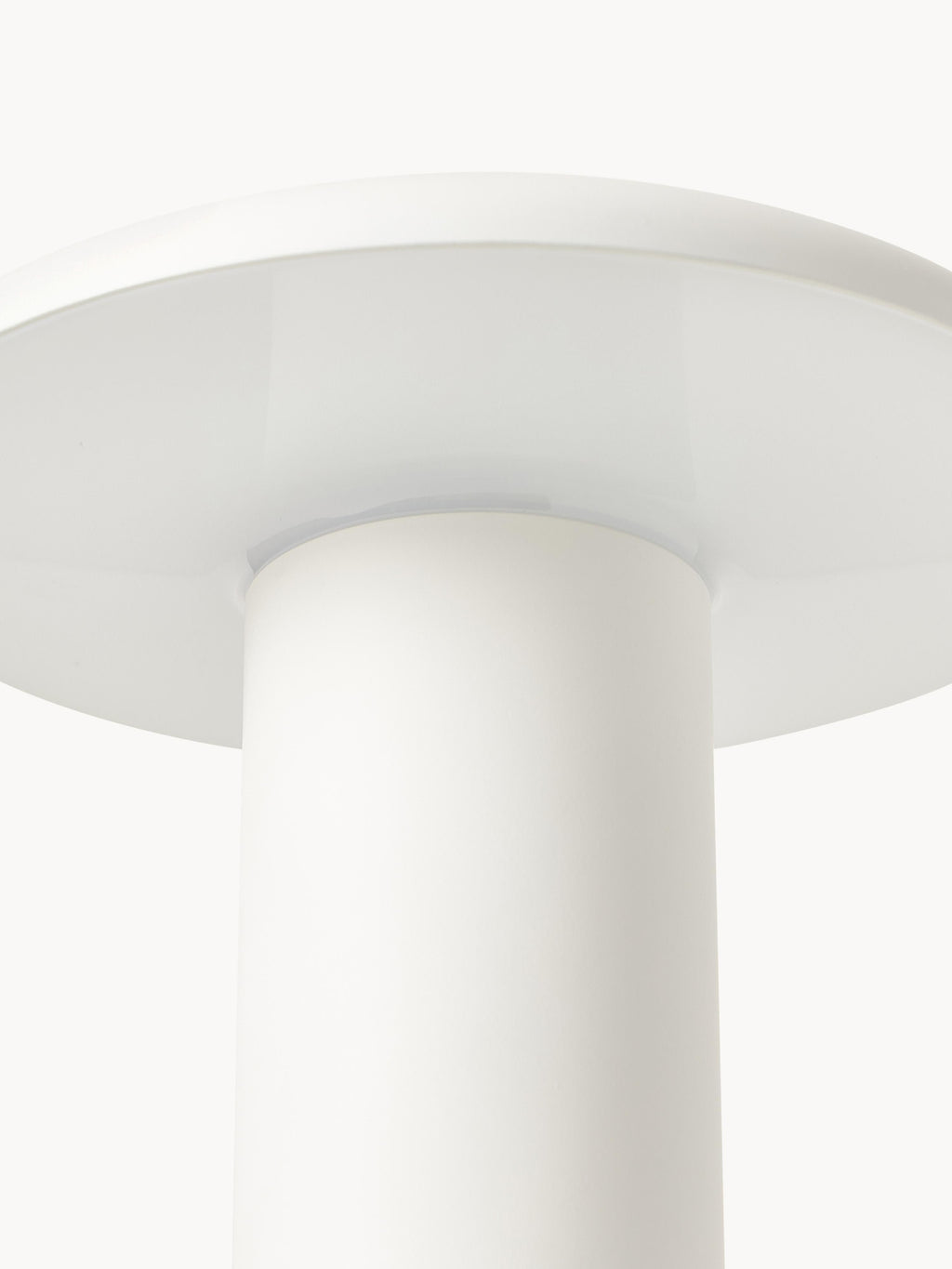 Petite lampe à poser LED mobile Jagger, intensité ajustable - Blanc