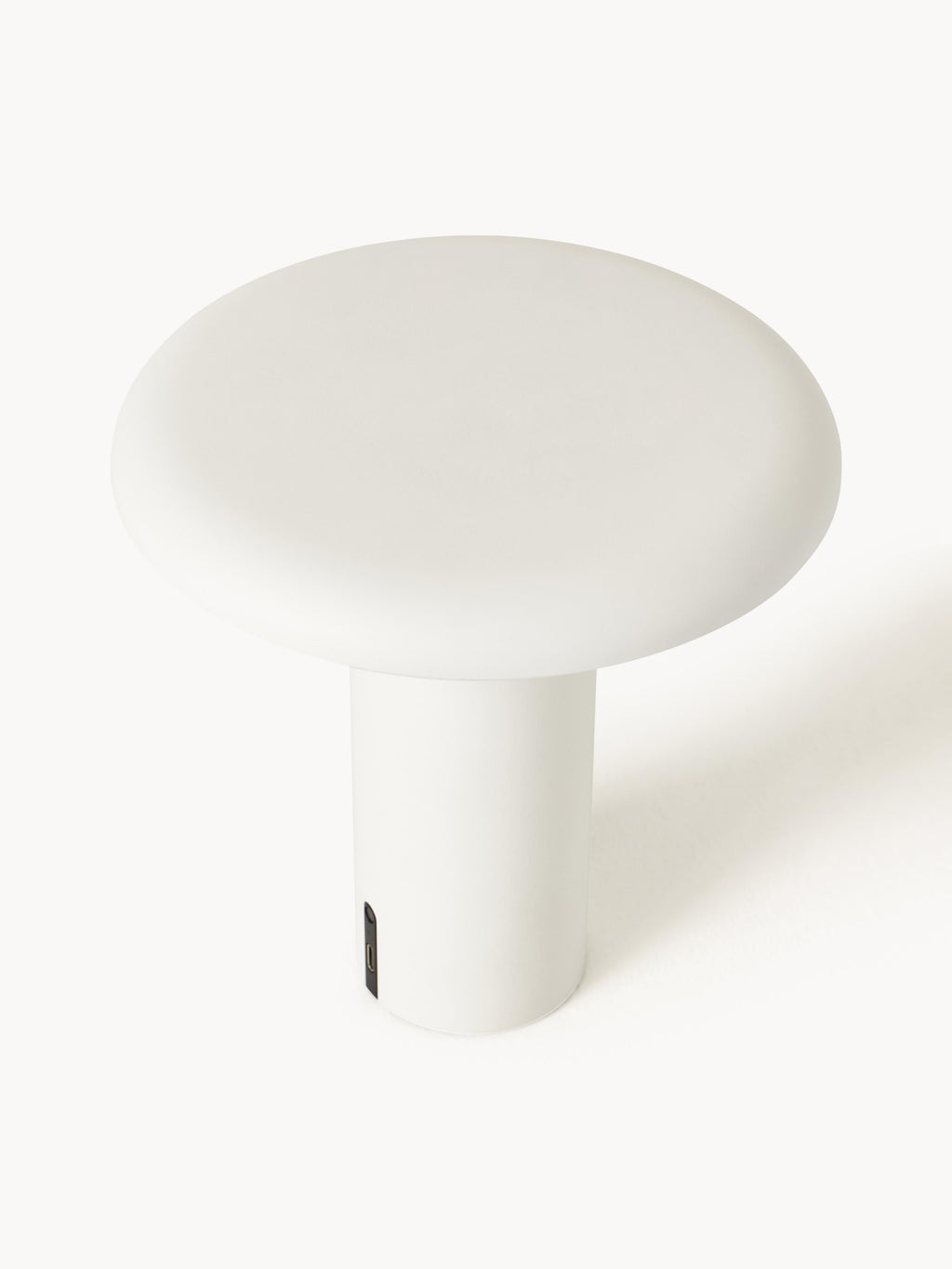 Petite lampe à poser LED mobile Jagger, intensité ajustable - Blanc
