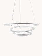 Grande suspension Bodin, larg. 69 cm - Blanc