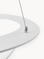 Grande suspension Bodin, larg. 69 cm - Blanc