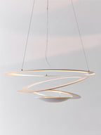 Grande suspension Bodin, larg. 69 cm - Blanc