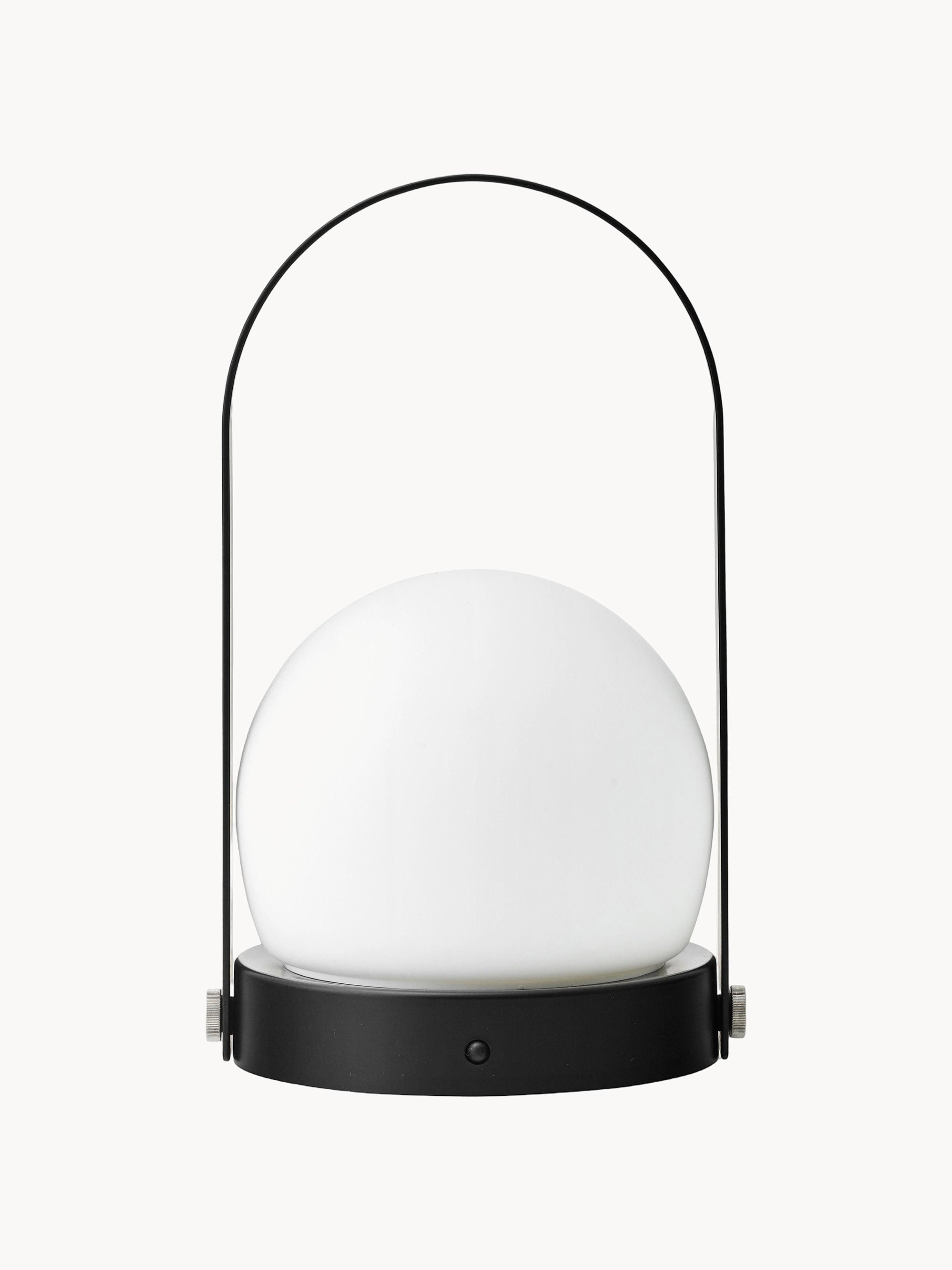 Petite lampe à poser mobile Truels, intensité ajustable - Blanc, noir