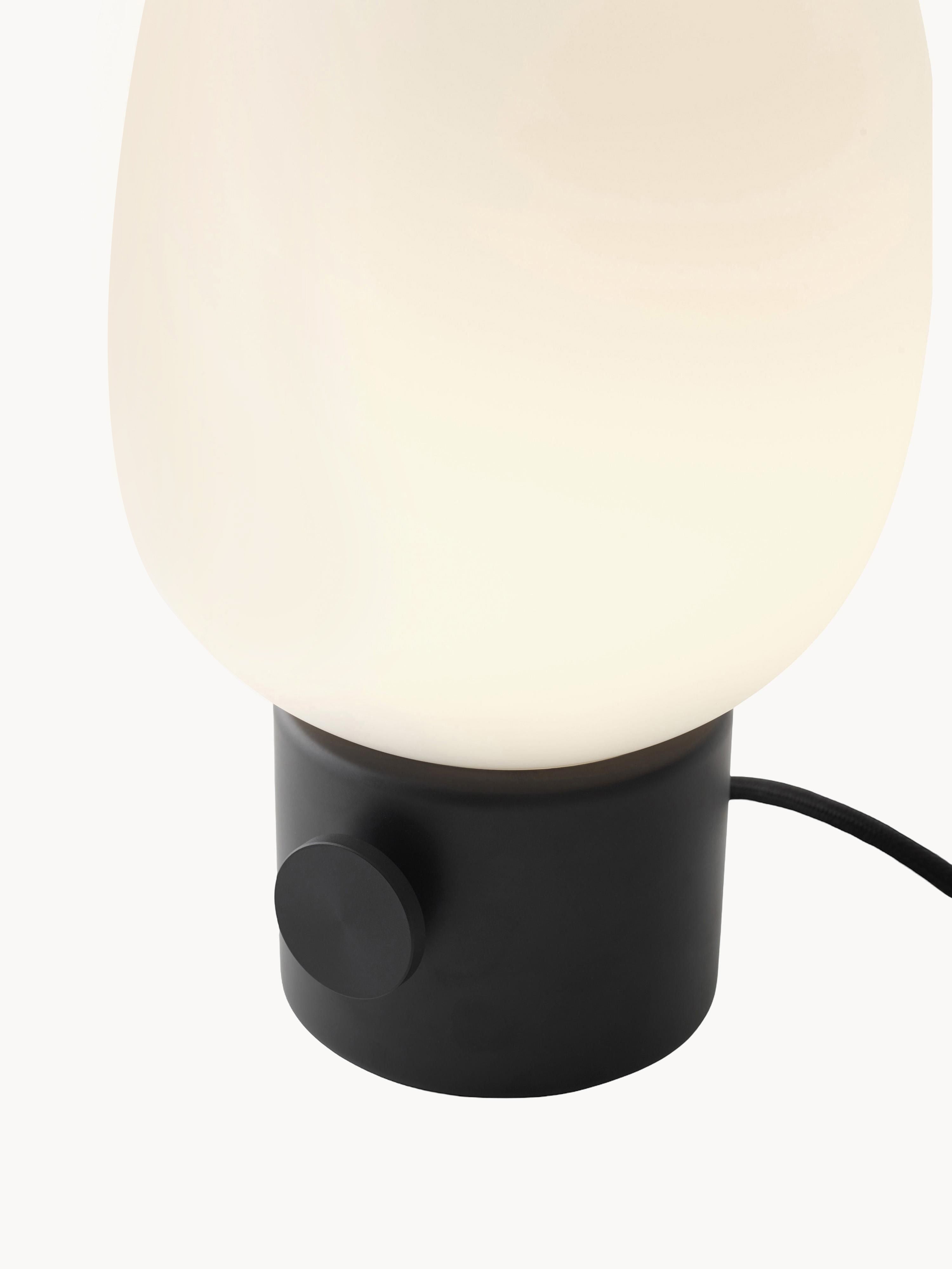 Petite lampe à poser Hamish, intensité ajustable - Blanc, noir