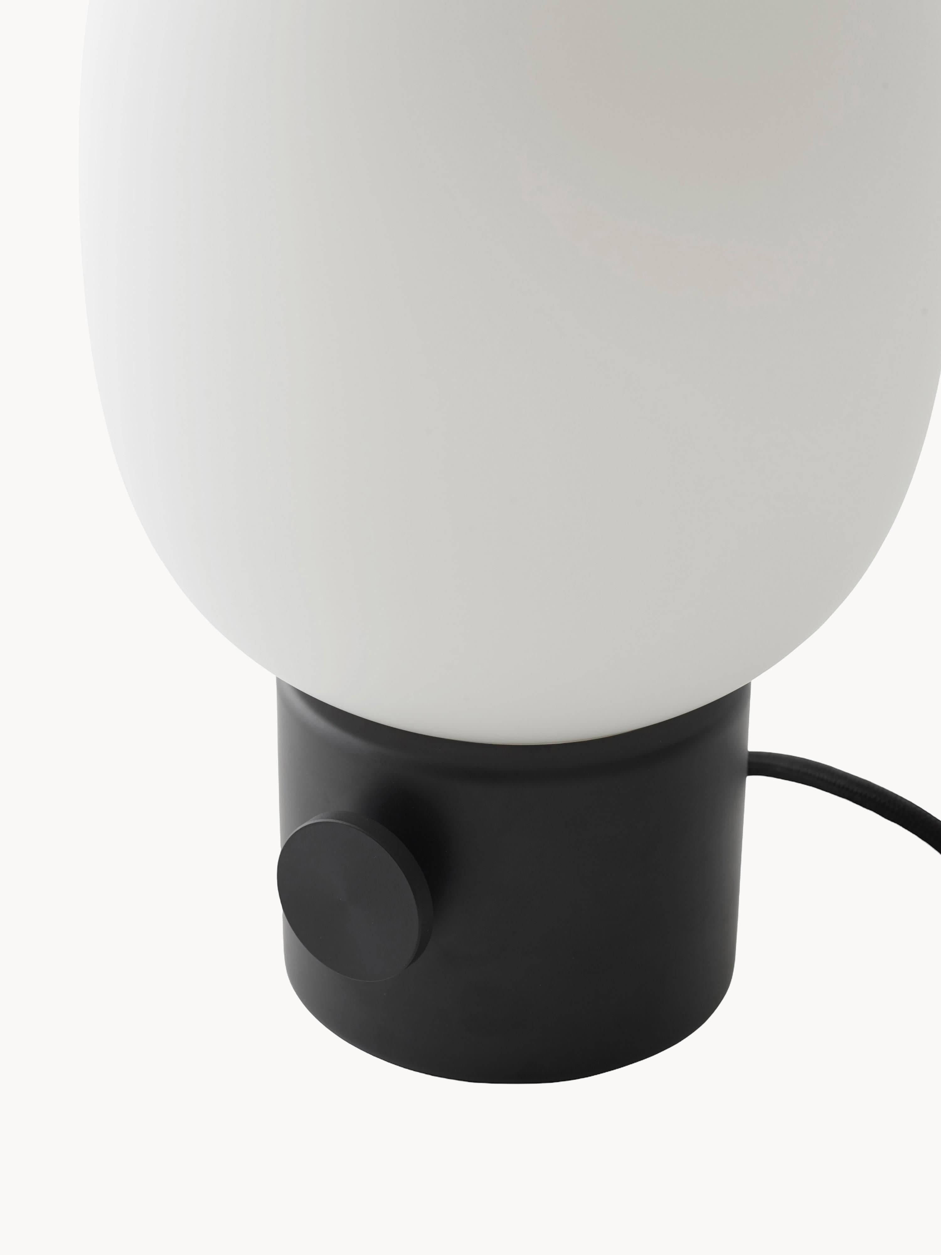 Petite lampe à poser Hamish, intensité ajustable - Blanc, noir