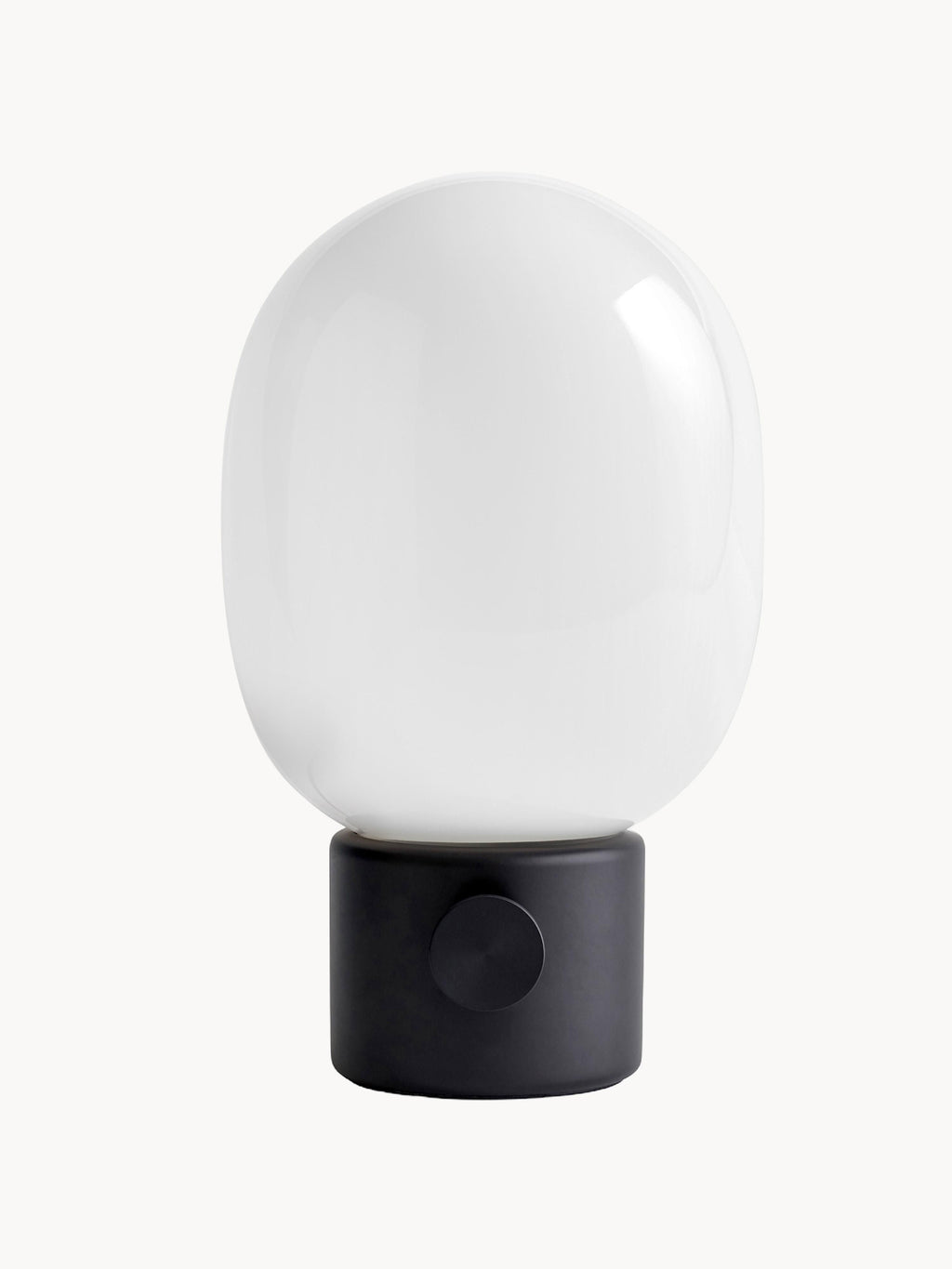 Petite lampe à poser Hamish, intensité ajustable - Blanc, noir