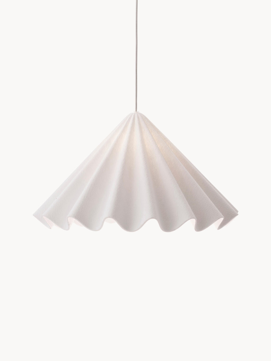 Grande suspension Teemu, Ø 65 cm - Blanc