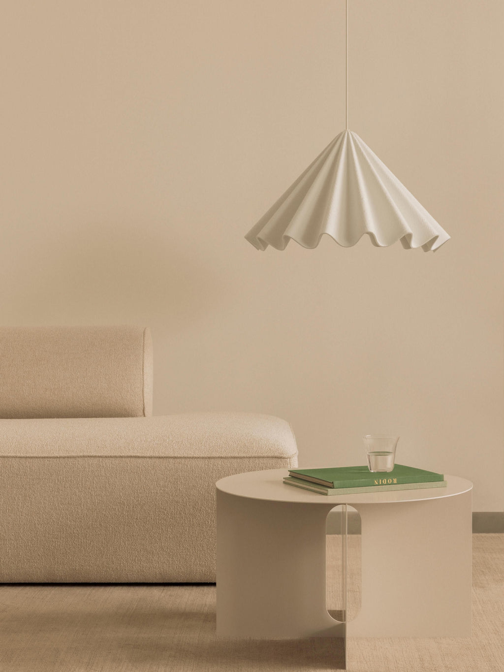 Grande suspension Teemu, Ø 65 cm - Blanc