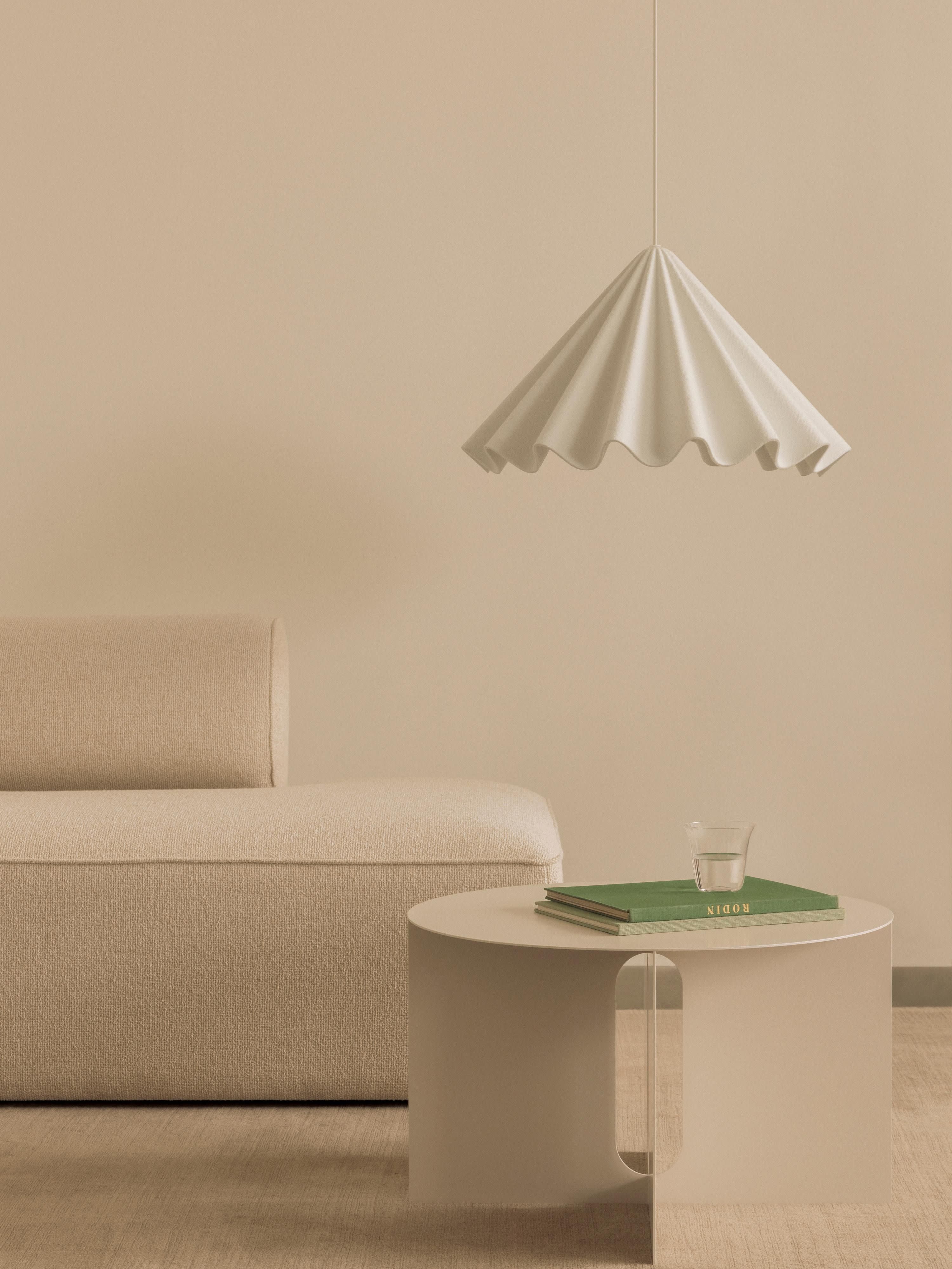 Grande suspension Teemu, Ø 65 cm - Blanc