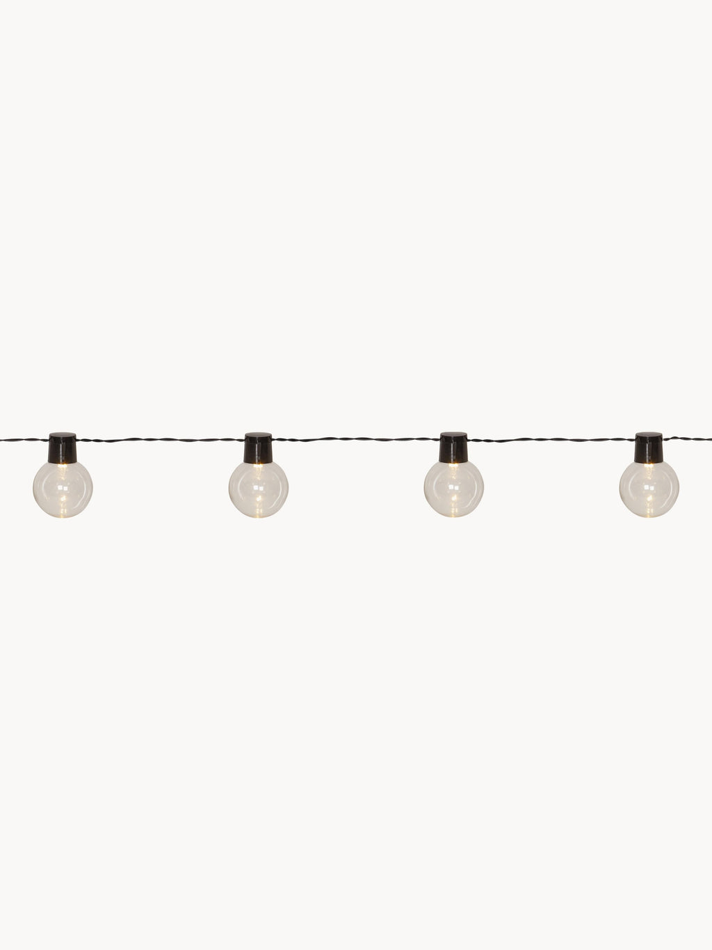 Guirlande lumineuse LED d'extérieur Zain, 950 cm - Transparent, noir