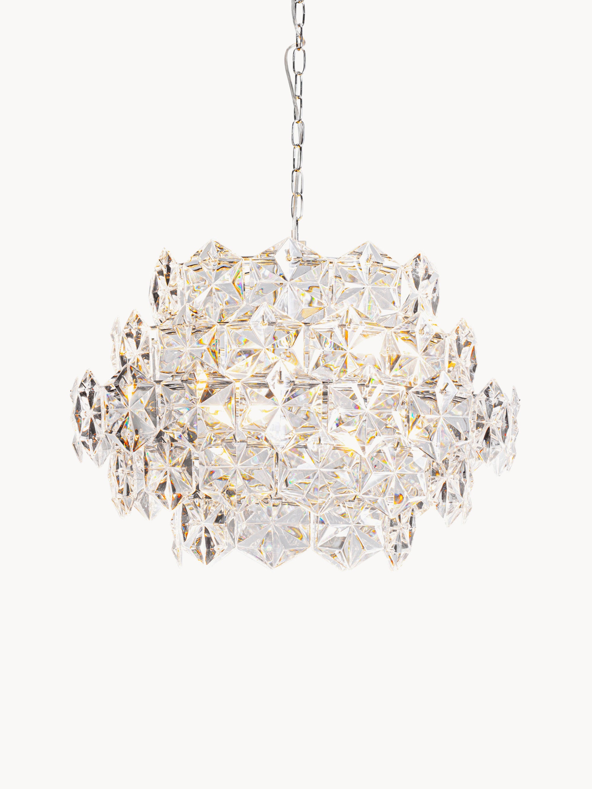 Suspension Ensi - Argenté, transparent