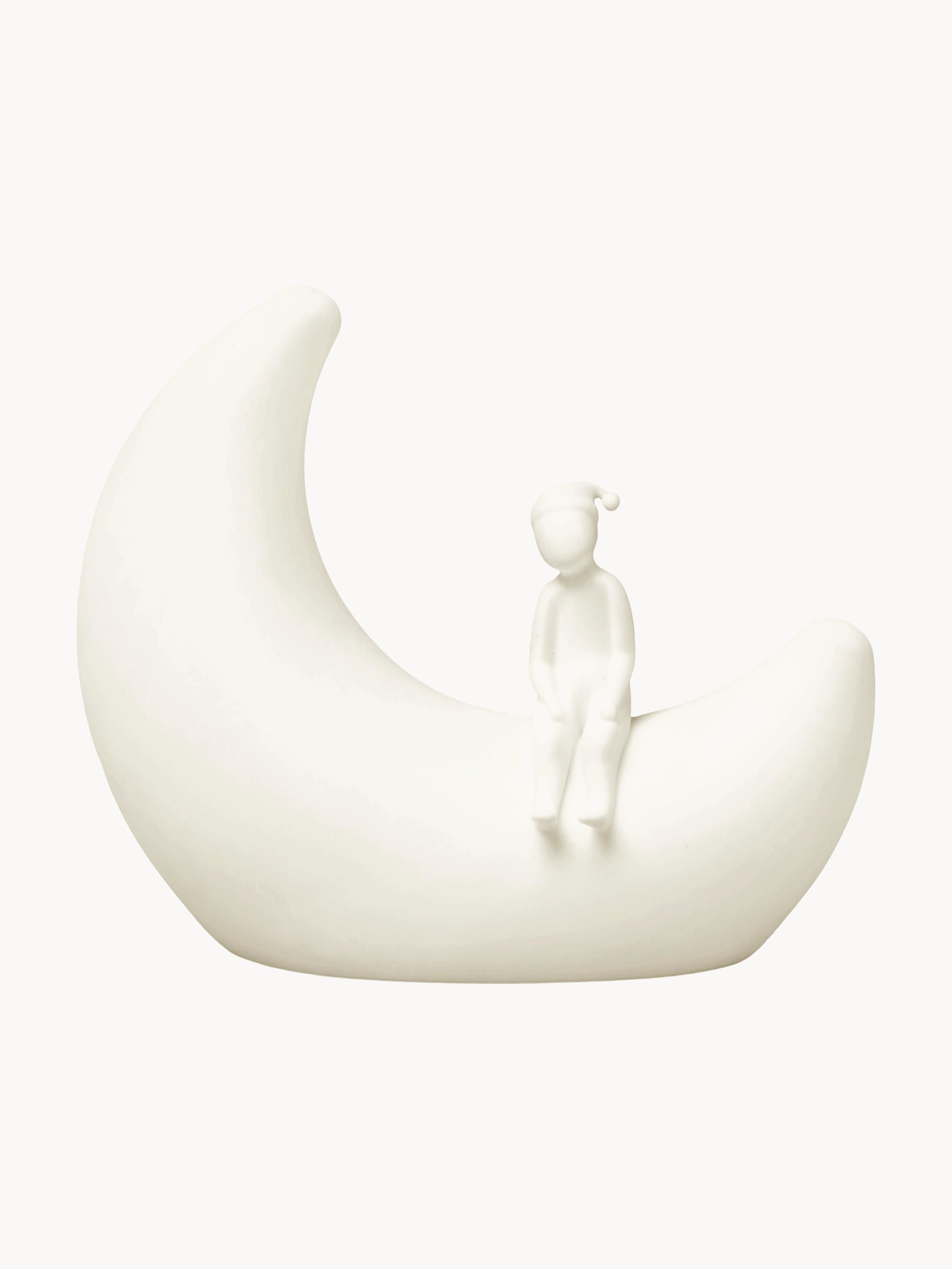 Petite veilleuse mobile LED avec variation de couleur Aghi - Blanc cassé