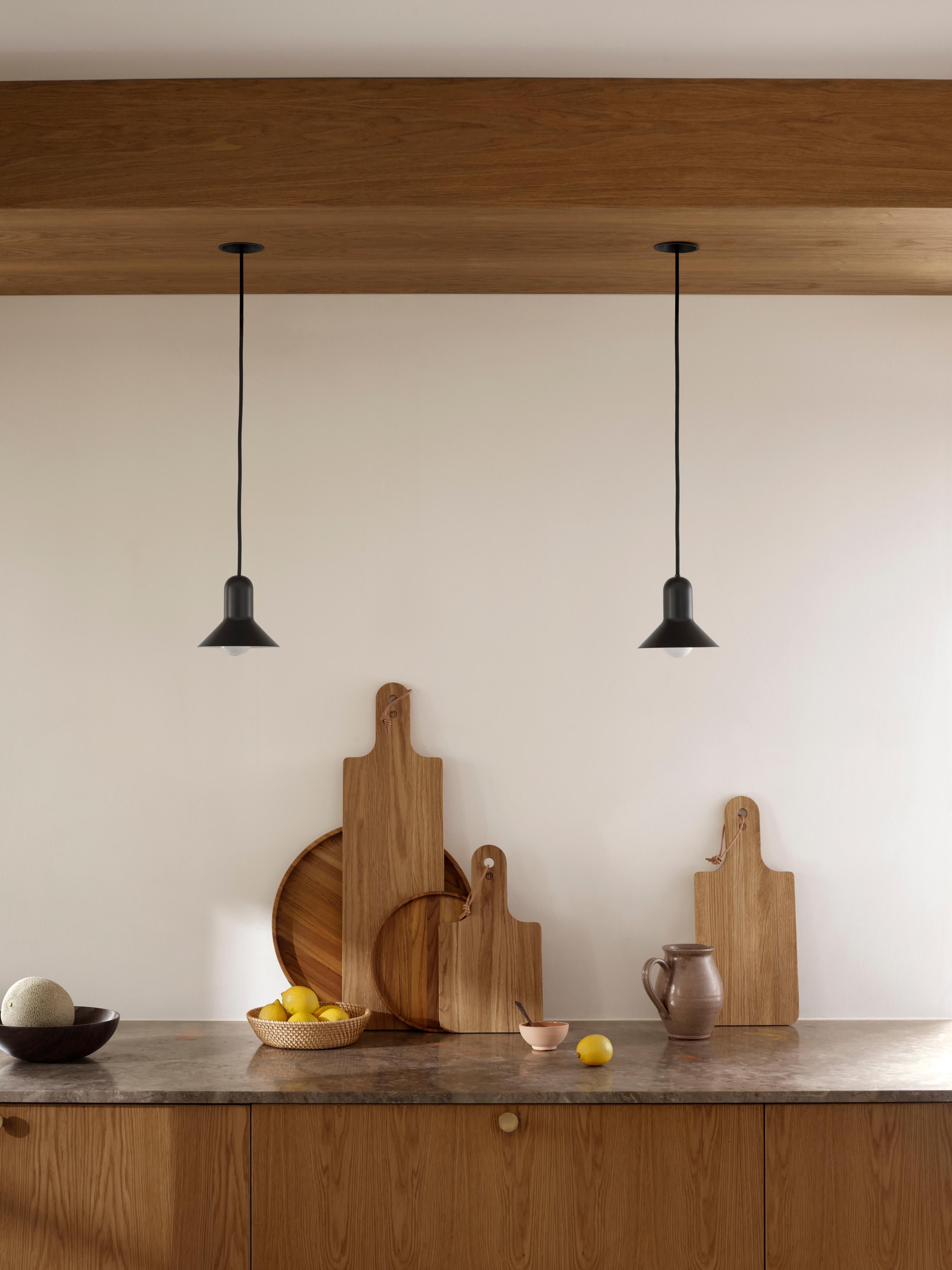 Petites suspensions Randal, 2 pièces - Noir, mat