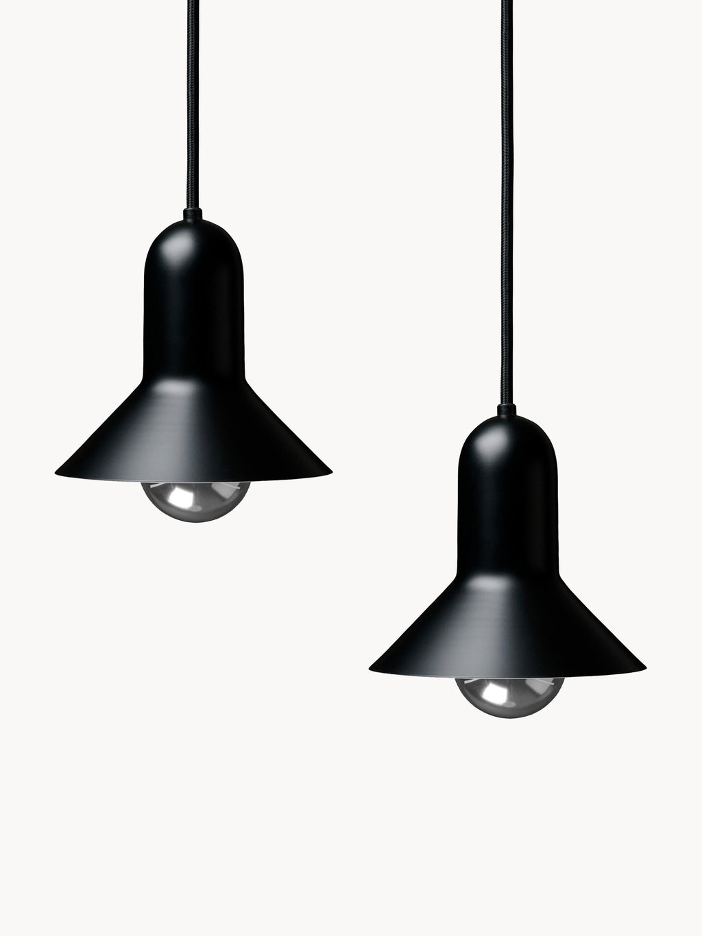 Petites suspensions Randal, 2 pièces - Noir, mat