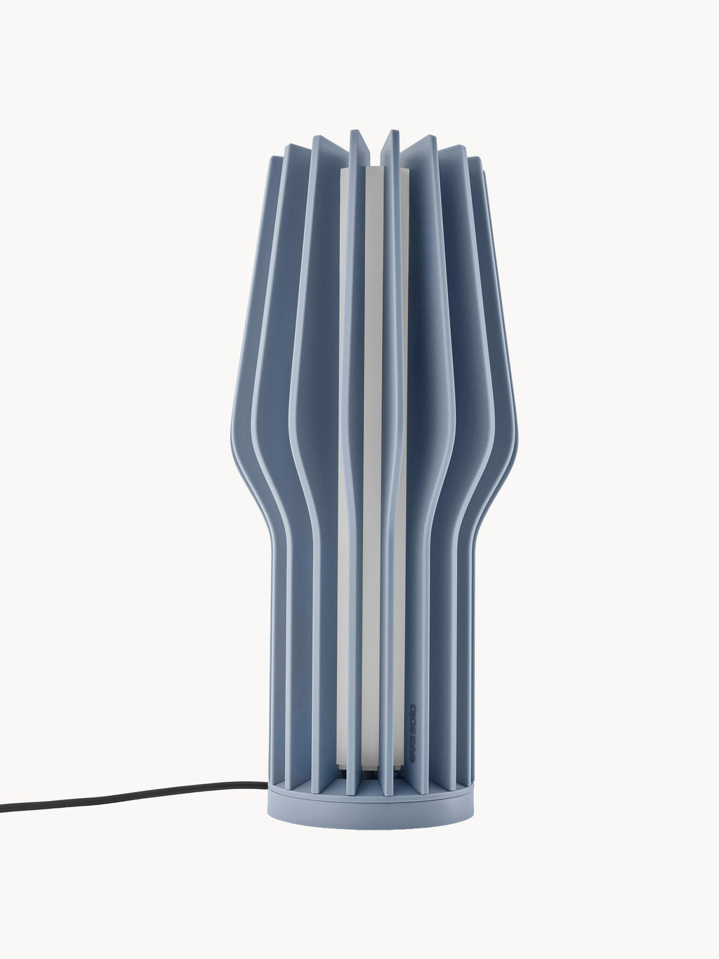 Petite lampe à poser LED mobile Keith, intensité ajustable - Gris-bleu