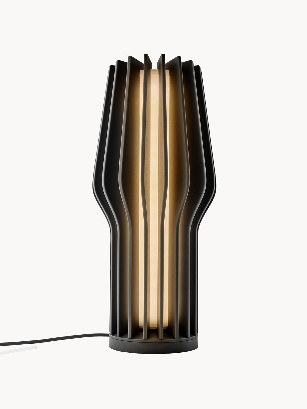 Petite lampe à poser LED mobile Keith, intensité ajustable - Noir