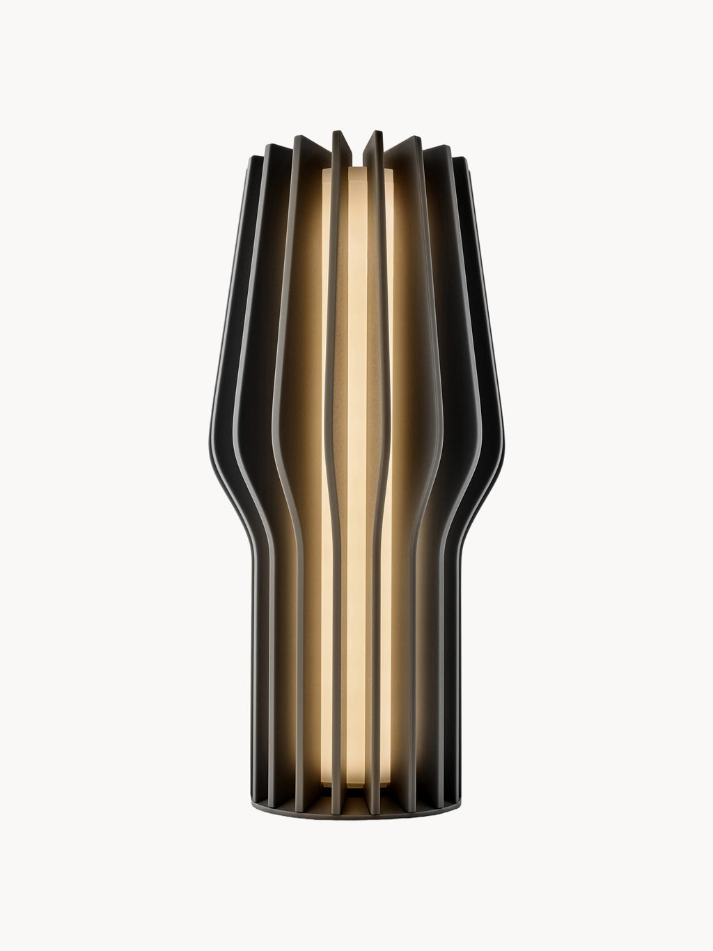 Petite lampe à poser LED mobile Keith, intensité ajustable - Noir