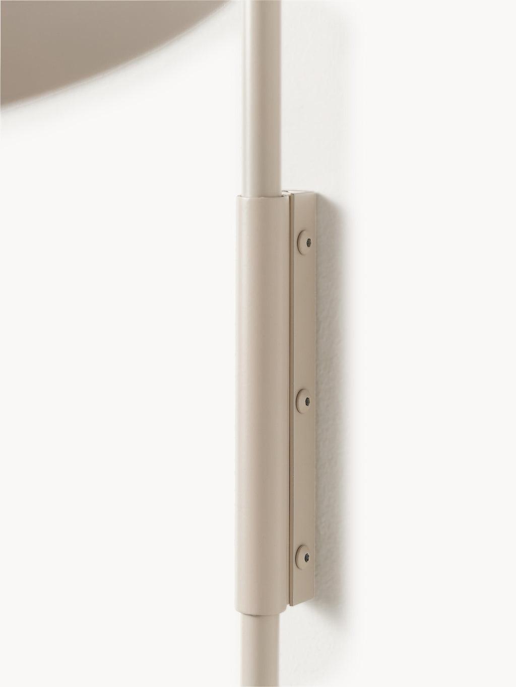 Grande applique murale avec prise secteur Ewan, orientable - Beige clair