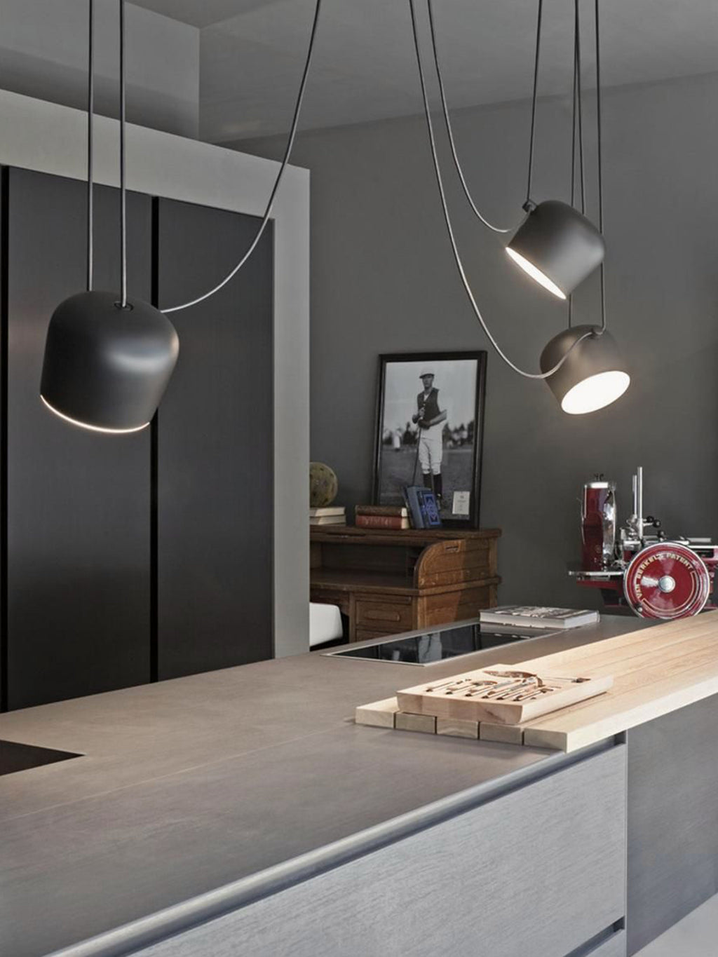 Suspension LED Mogens - Noir