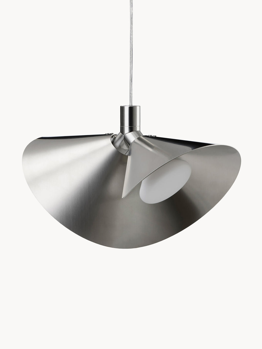 Petite suspension Galin - Argenté, brossé