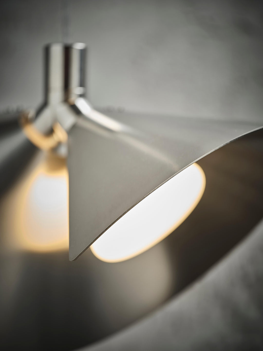 Petite suspension Galin - Argenté, brossé