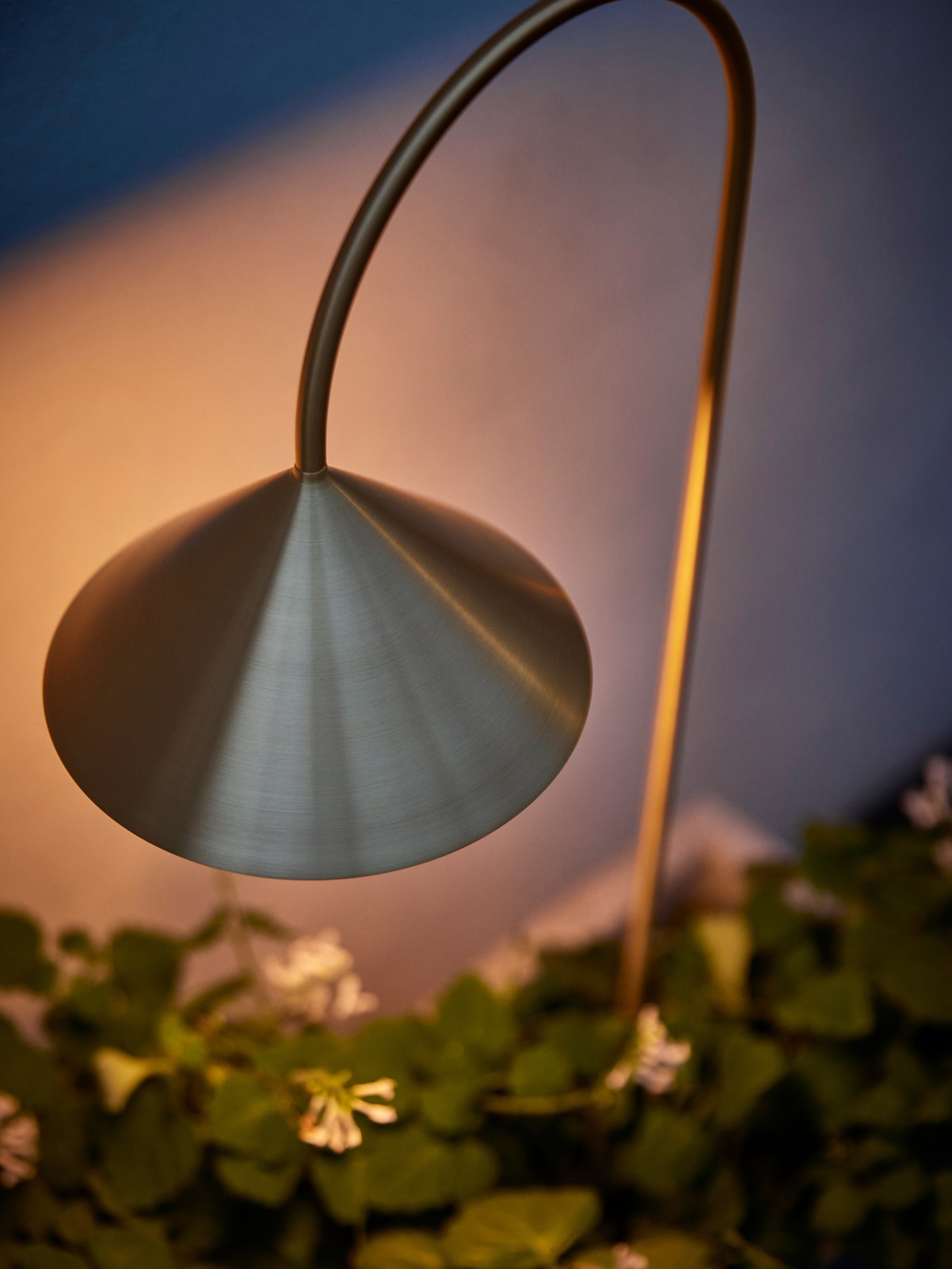 Lampe à piquer LED à intensité variable Pentti - Doré