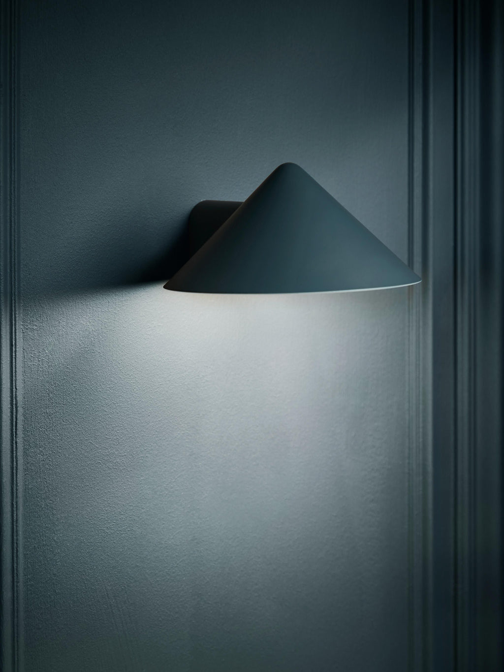 Applique murale LED Pentti, intensité ajustable - Gris-bleu, mat