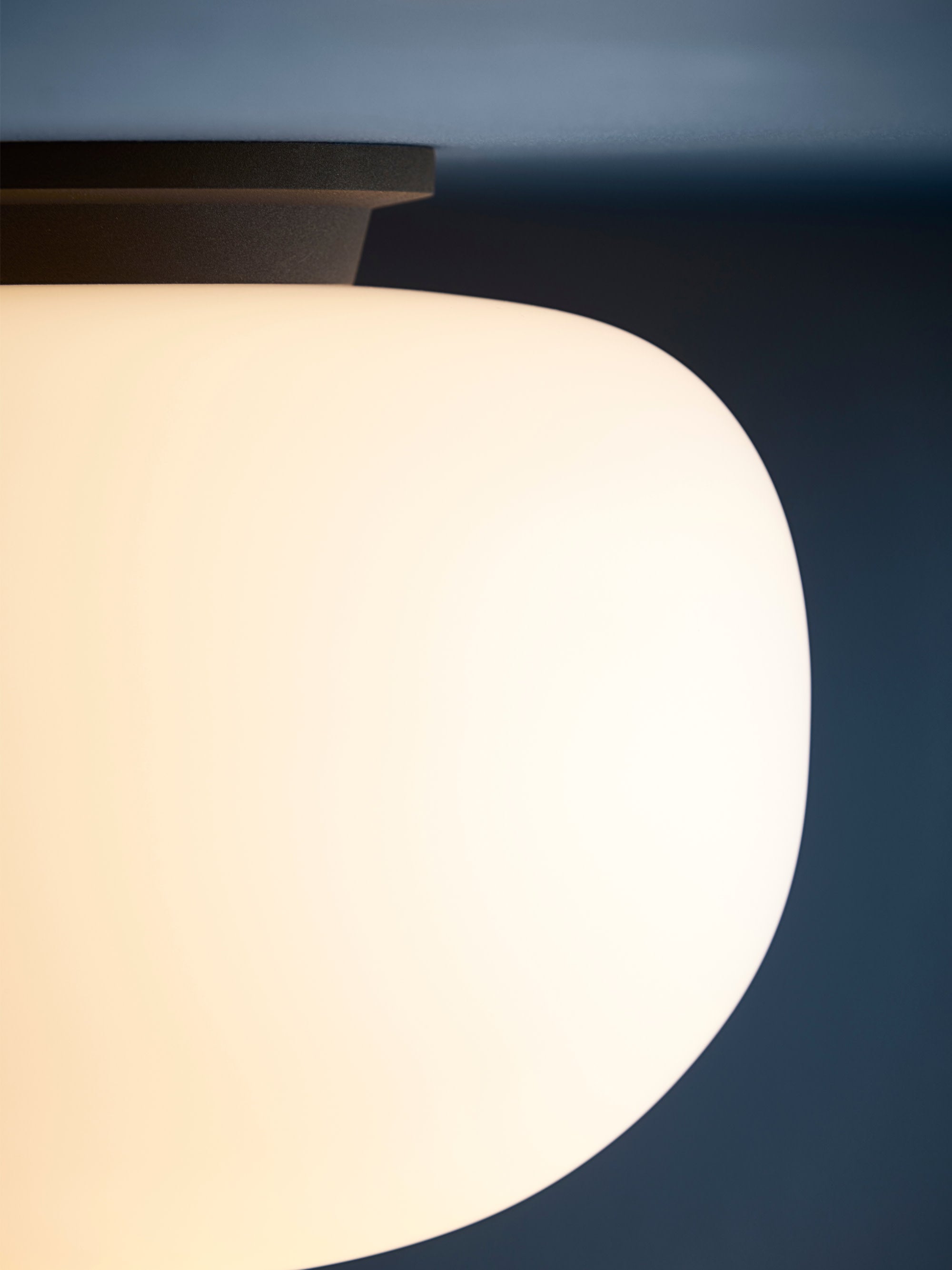 Plafonnier LED Gideon - Noir, blanc