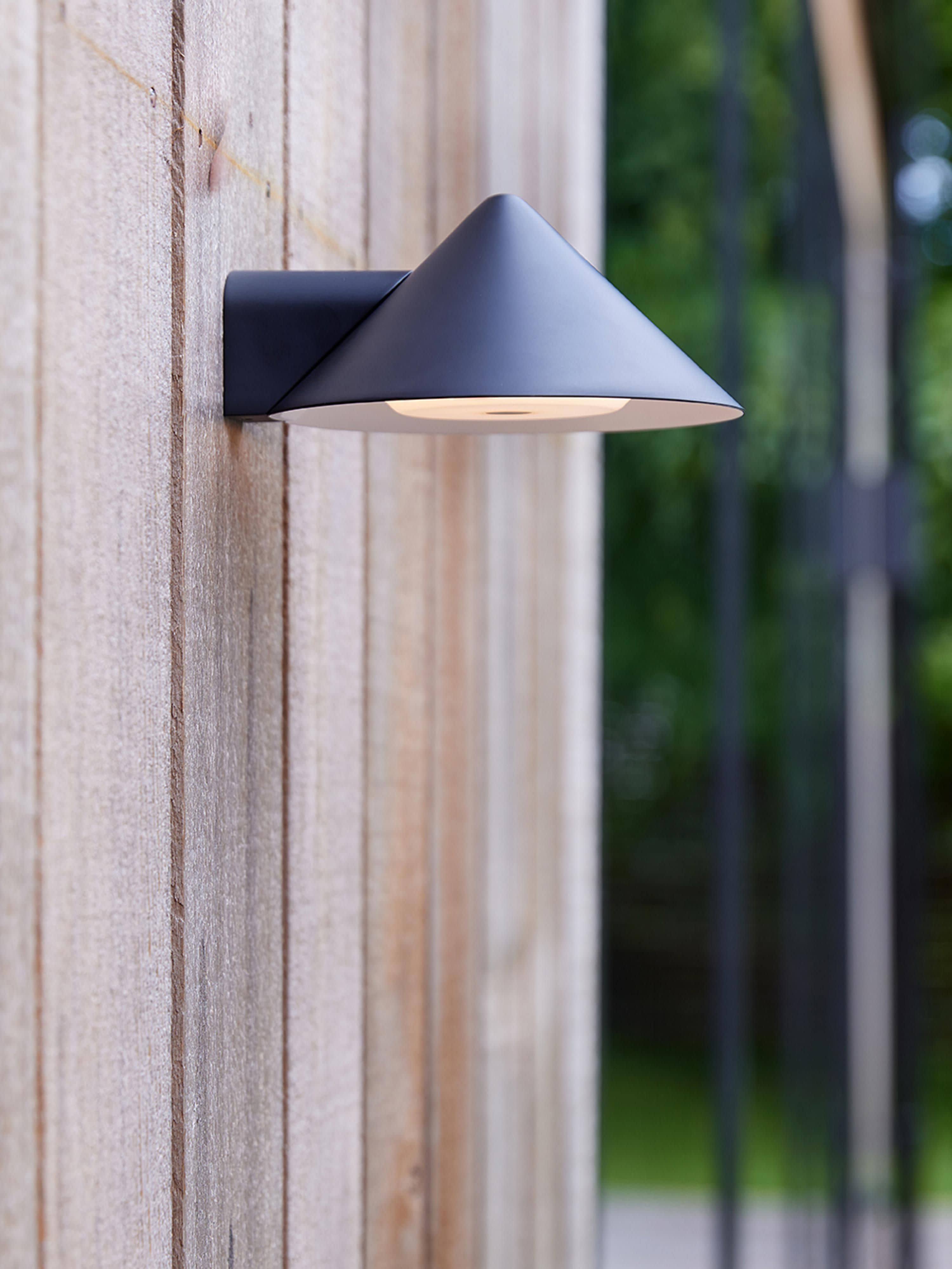 Applique murale LED Pentti, intensité ajustable - Noir, mat