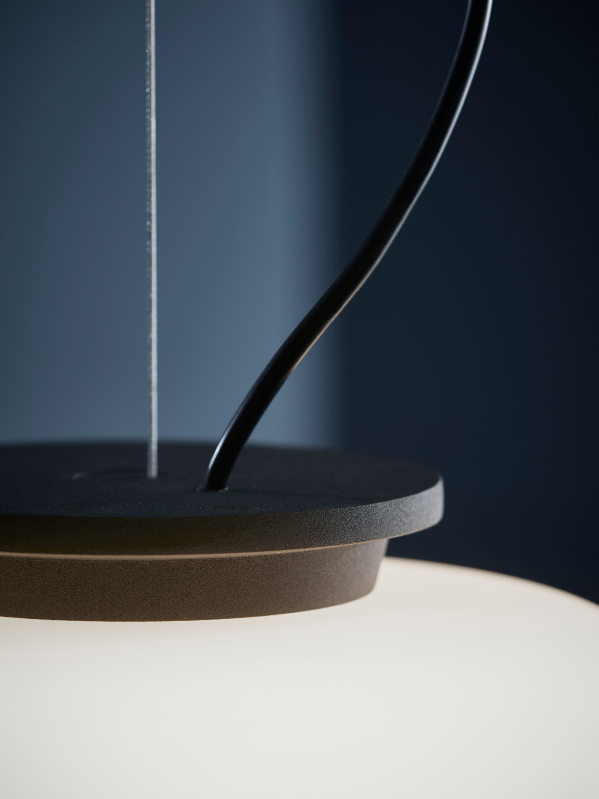 Suspension LED Gideon - Noir, blanc