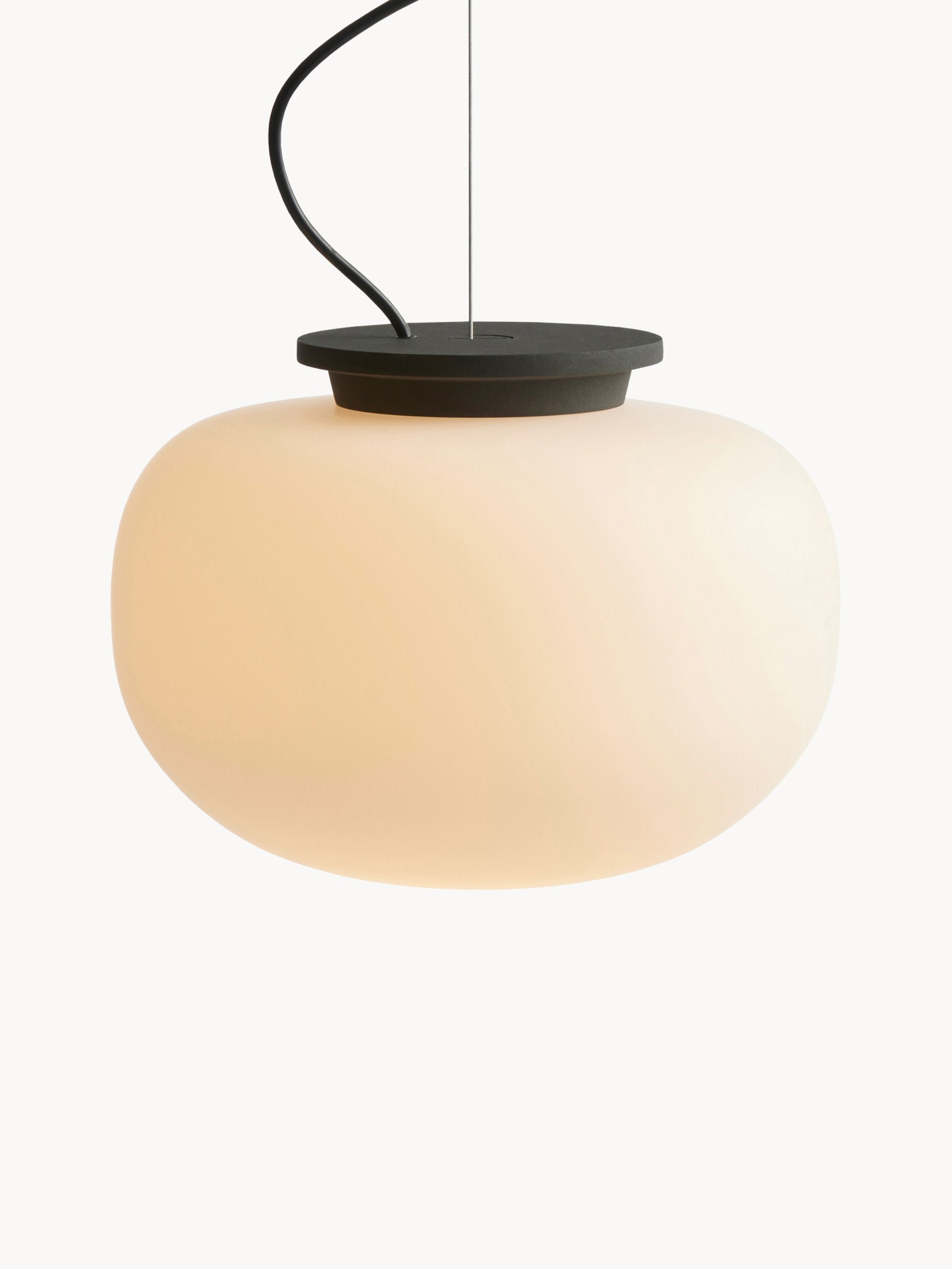 Suspension LED Gideon - Noir, blanc