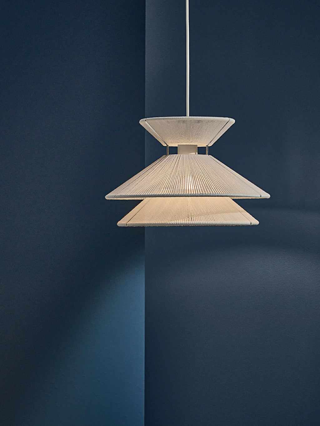 Suspension en lin Jarred - Blanc