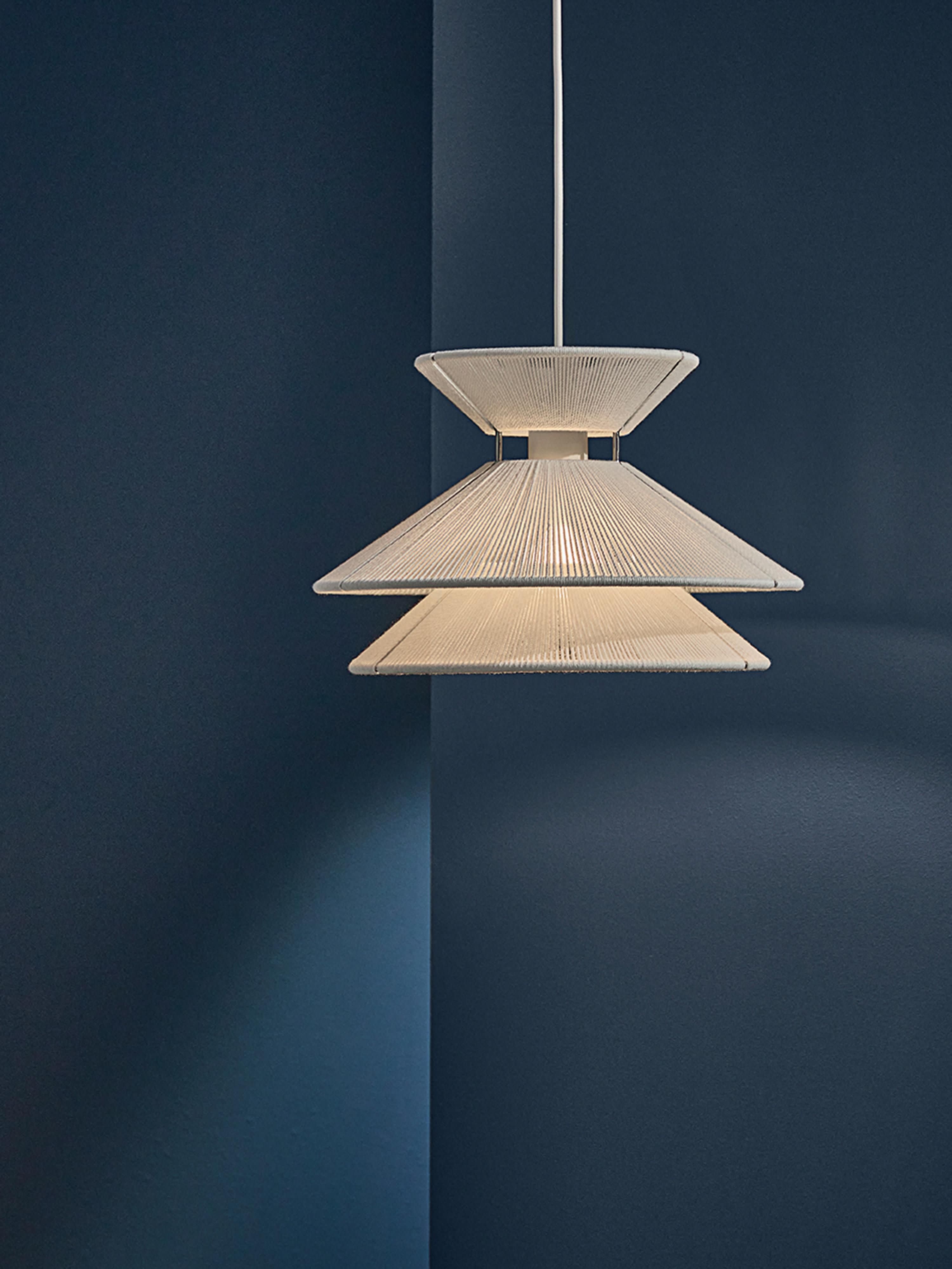 Suspension en lin Jarred - Blanc