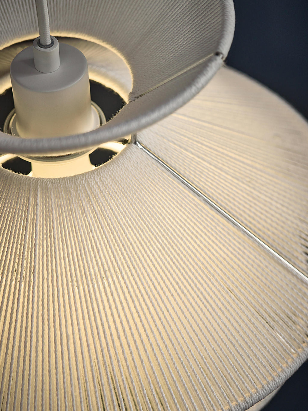 Suspension en lin Jarred - Blanc
