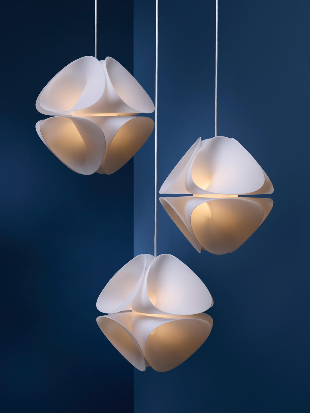 Petite suspension Thorrik - Blanc, mat