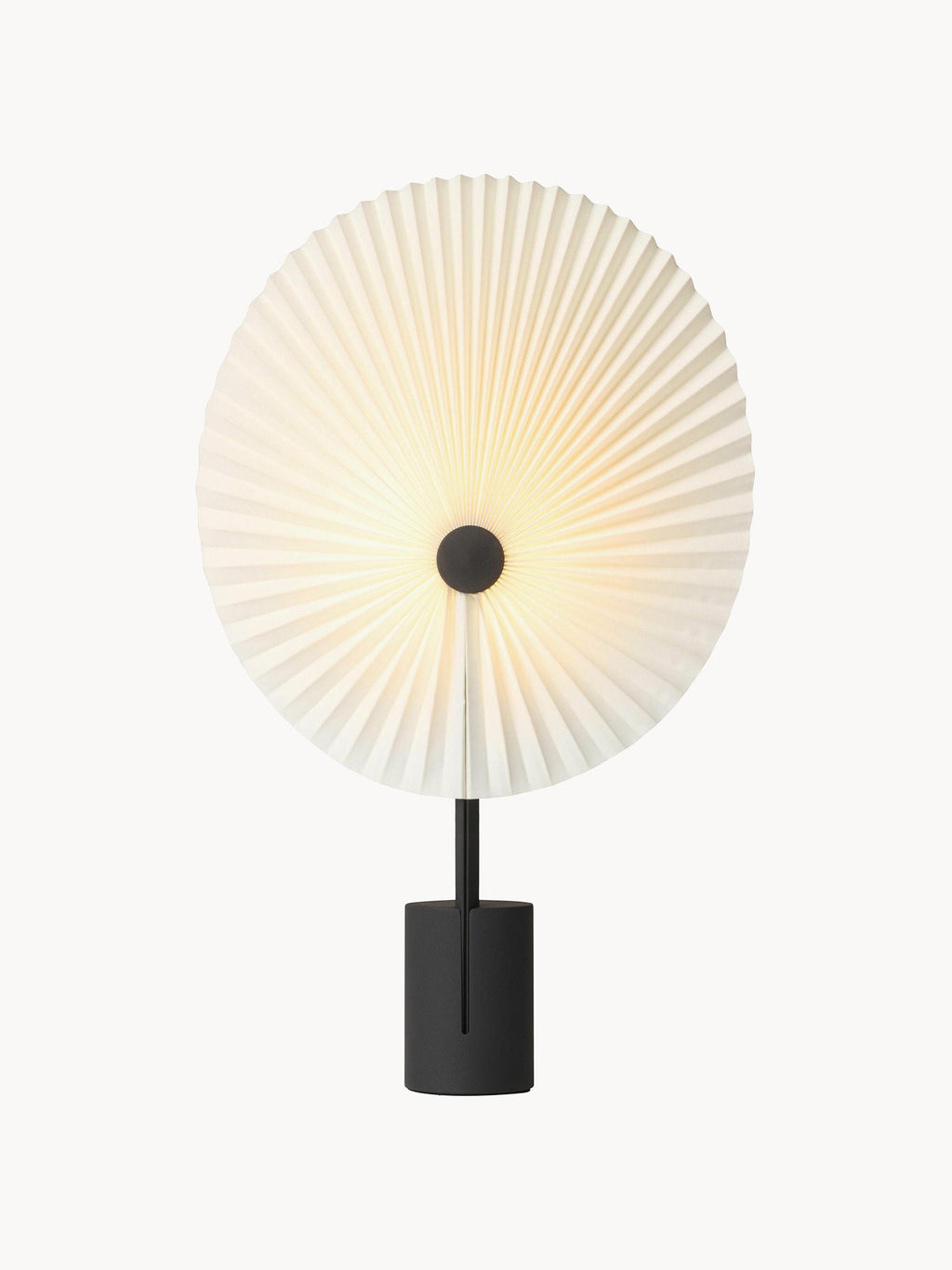 Grande lampe à poser LED mobile Tobin, intensité ajustable - Blanc, noir