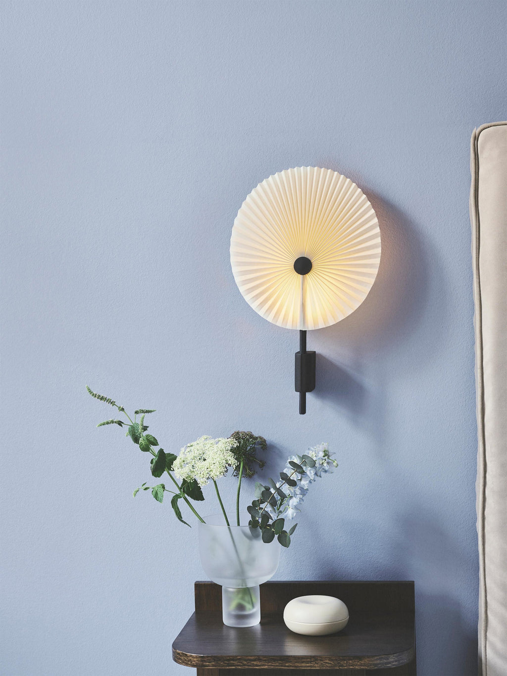 Grande applique murale LED Tobin, intensité ajustable - Blanc, noir