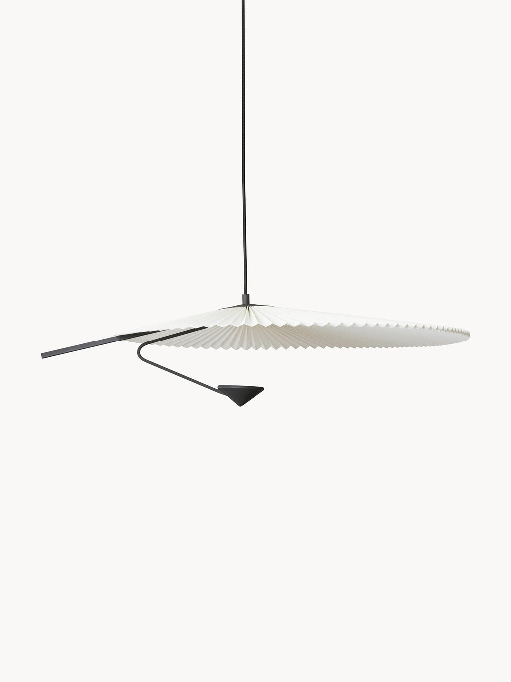 Grande suspension LED Tobin, intensité ajustable - Blanc, noir