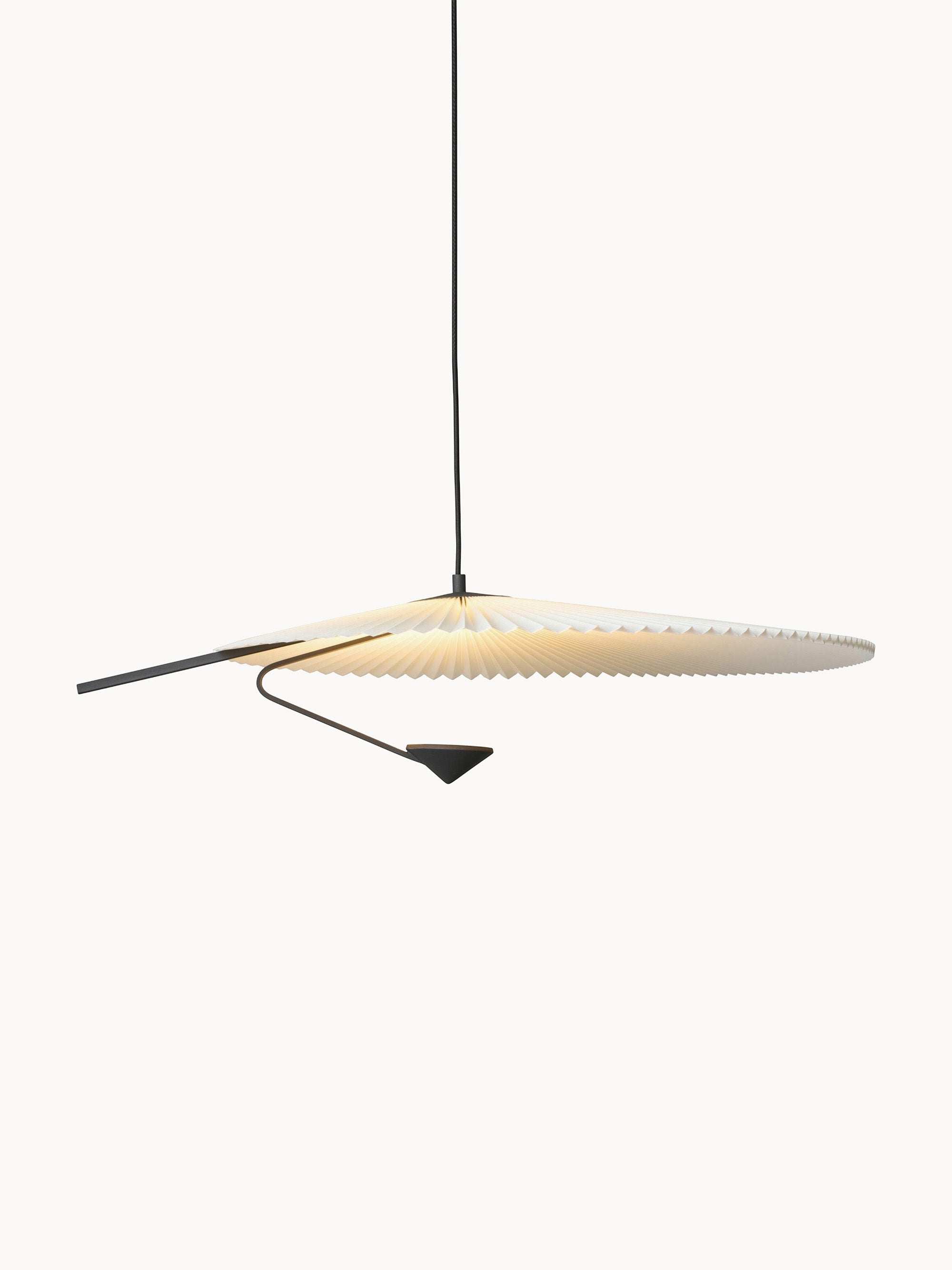 Grande suspension LED Tobin, intensité ajustable - Blanc, noir