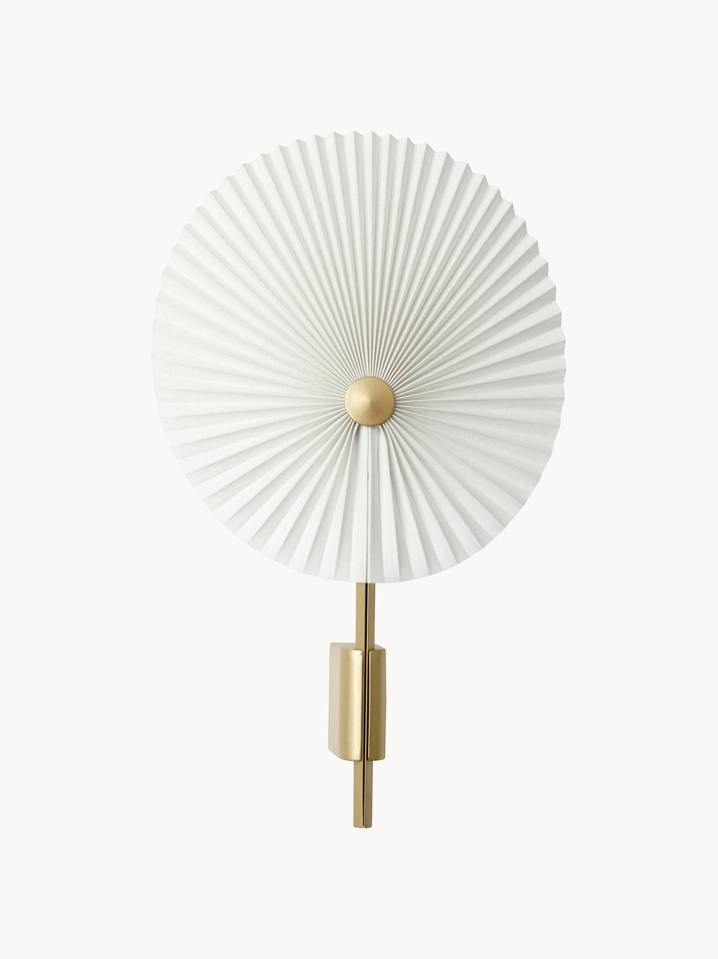 Grande applique murale LED Tobin, intensité ajustable - Blanc, doré