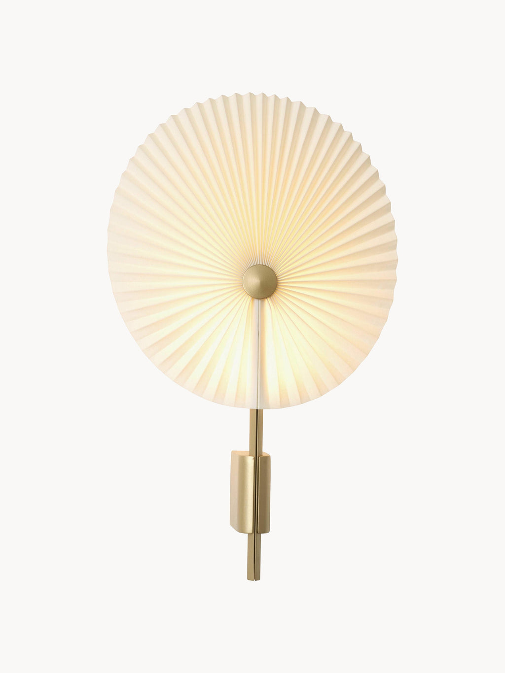Grande applique murale LED Tobin, intensité ajustable - Blanc, doré