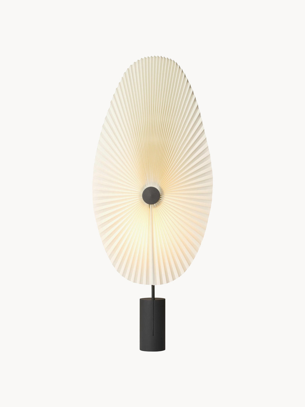 Petit lampadaire LED Tobin, intensité ajustable - Blanc, noir
