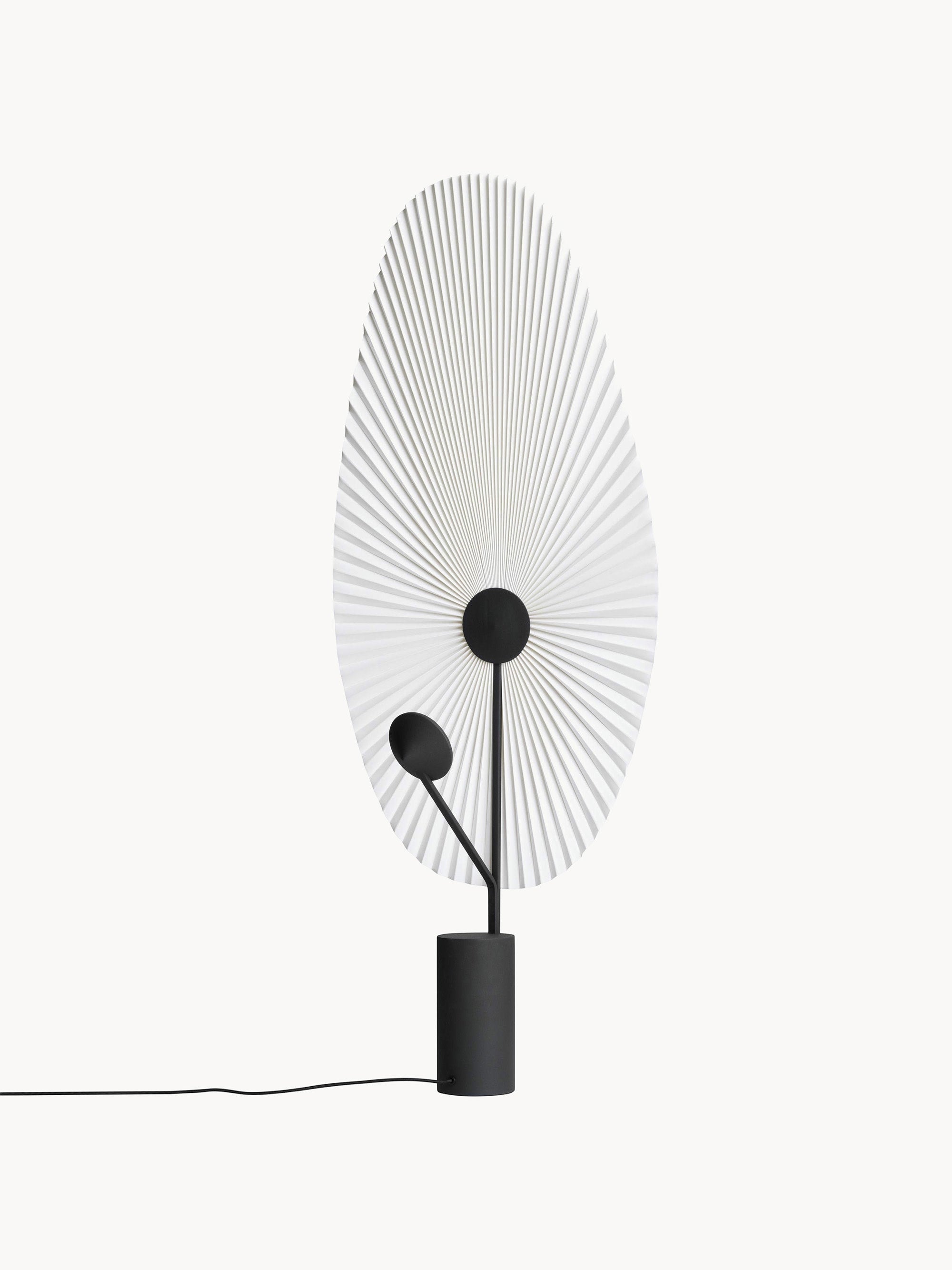 Petit lampadaire LED Tobin, intensité ajustable - Blanc, noir