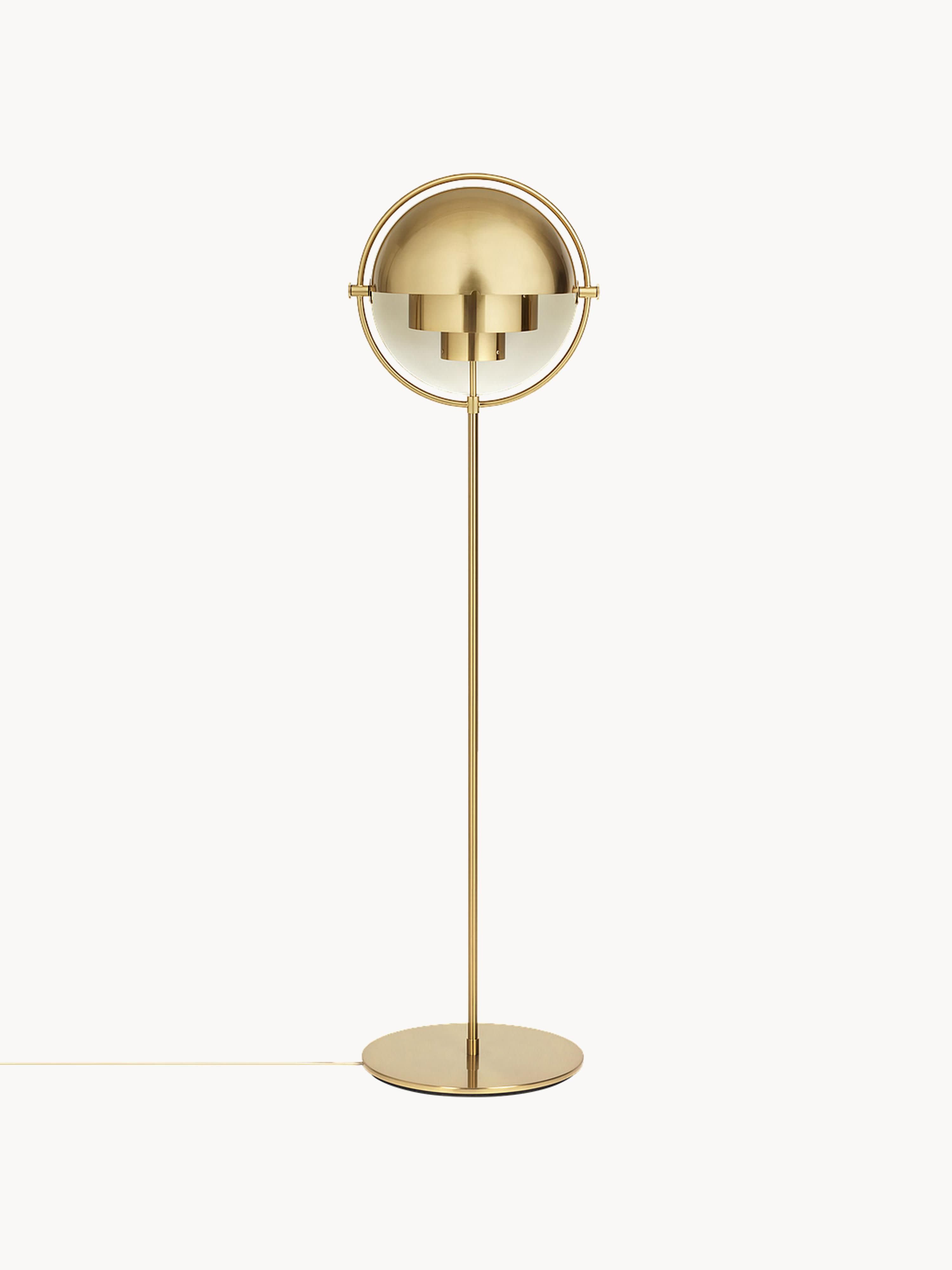 Lampadaire orientable Egil - Doré, haute brillance